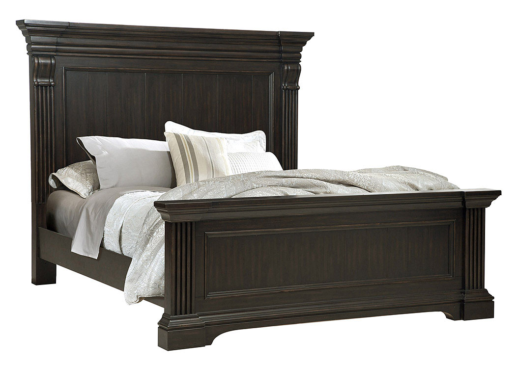 Caldwell Black Queen Panel Bed,Pulaski Furniture