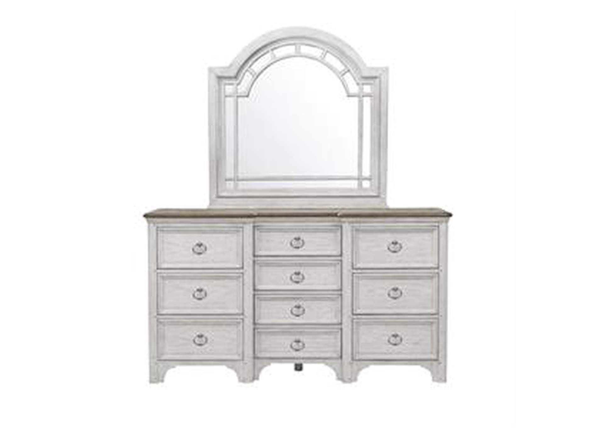 Glendale Estates Brown Dresser & Mirror,Pulaski Furniture