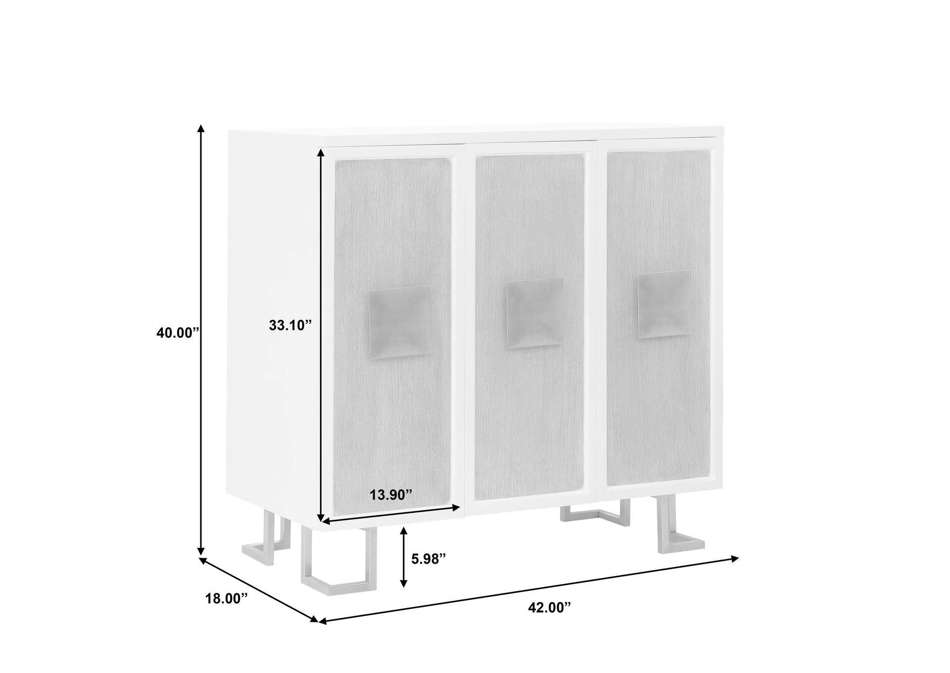 3 Door Storage Accent Chest with Drawer,Pulaski Furniture