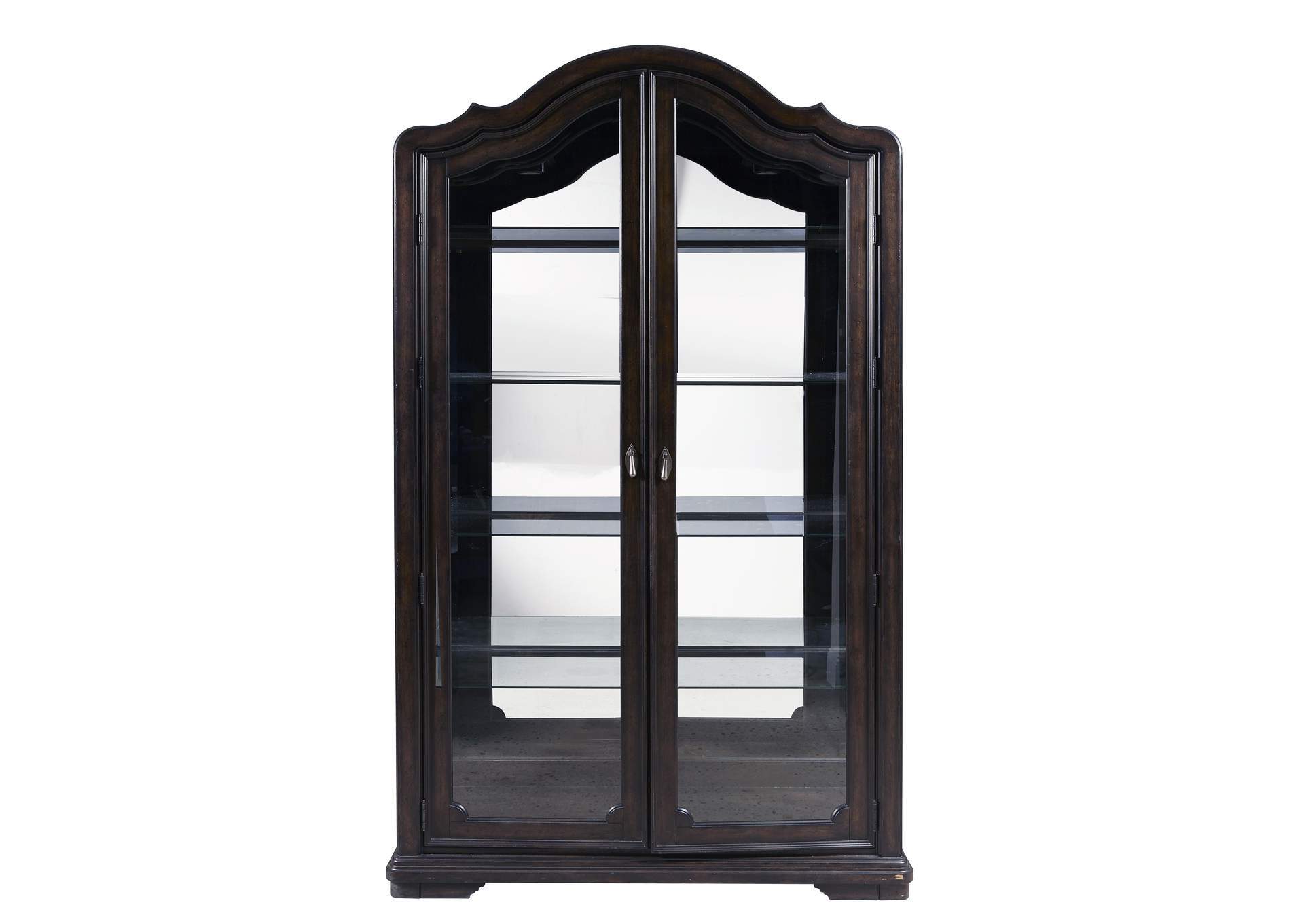 Cooper Falls 2-Door Display Cabinet with Glass Shelves,Pulaski Furniture