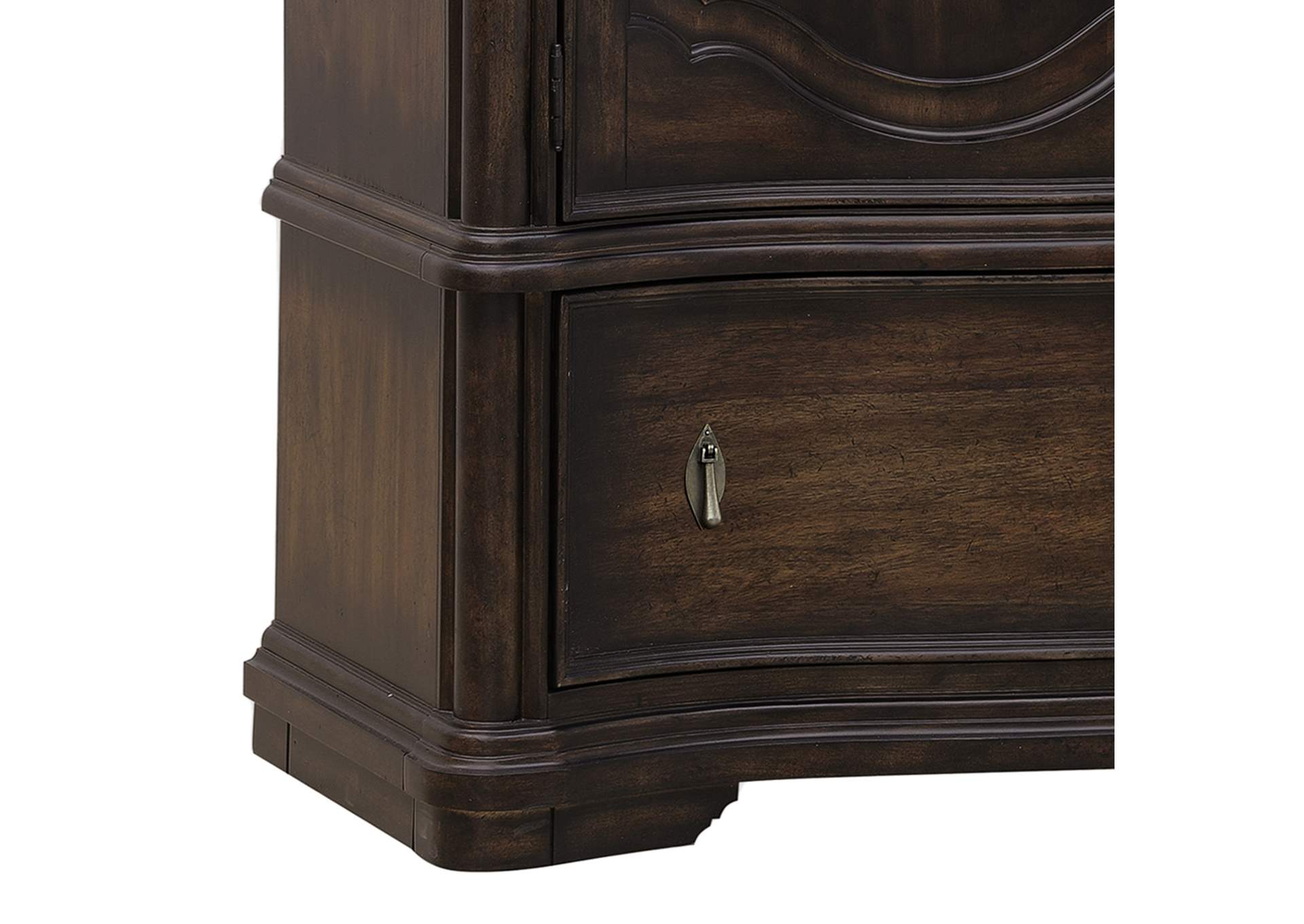 Cooper Falls Six-Drawer Master Chest with Cabinet,Pulaski Furniture