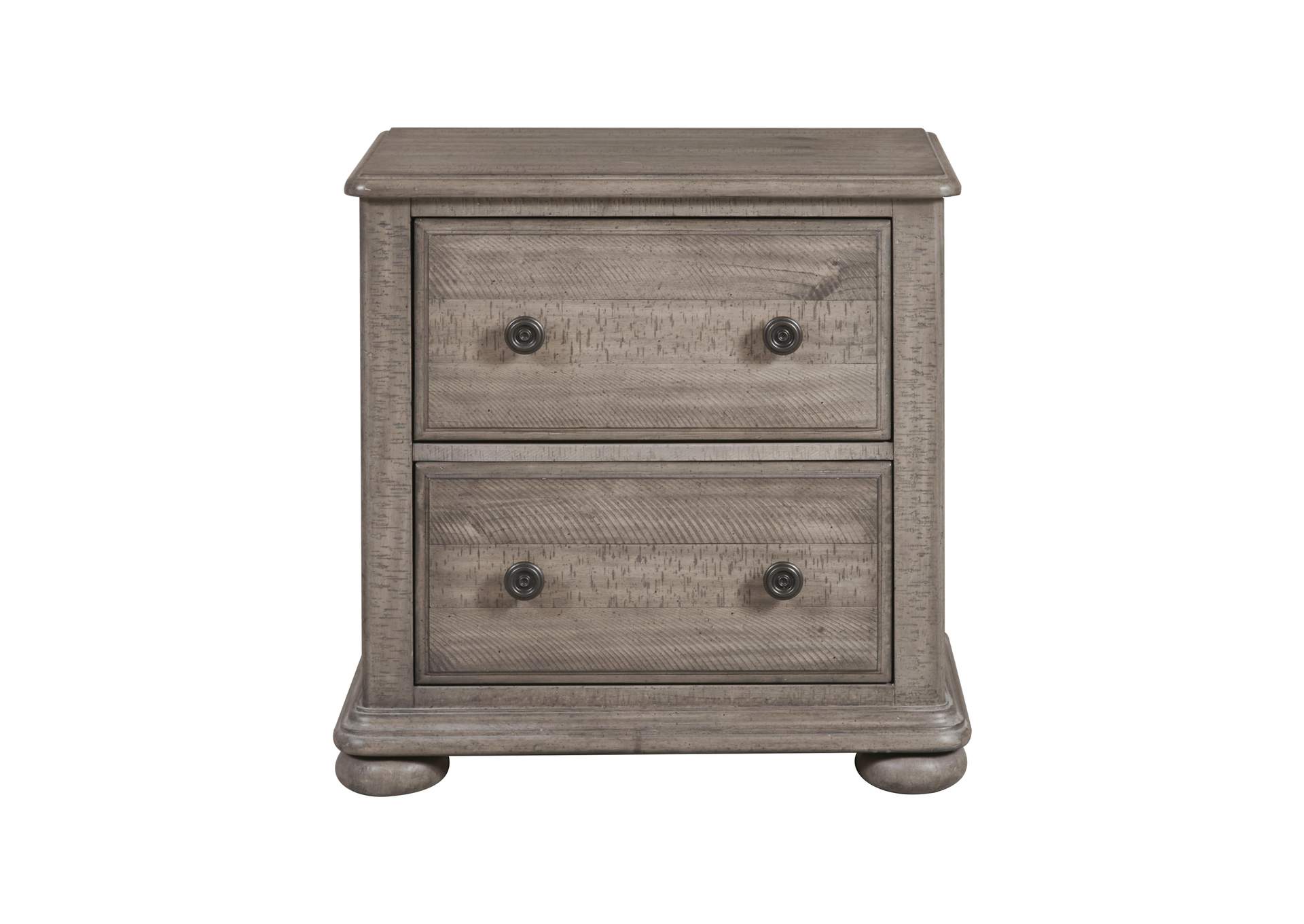 Danbury 2-Drawer Nightstand with USB,Pulaski Furniture