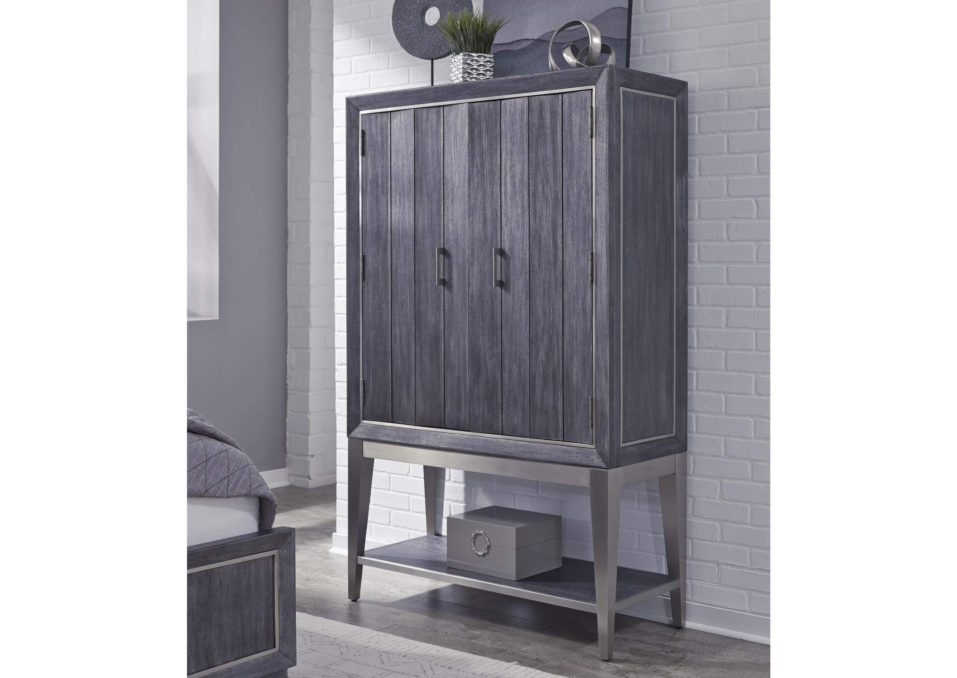 Echo Door Chest Deck in Charcoal,Pulaski Furniture