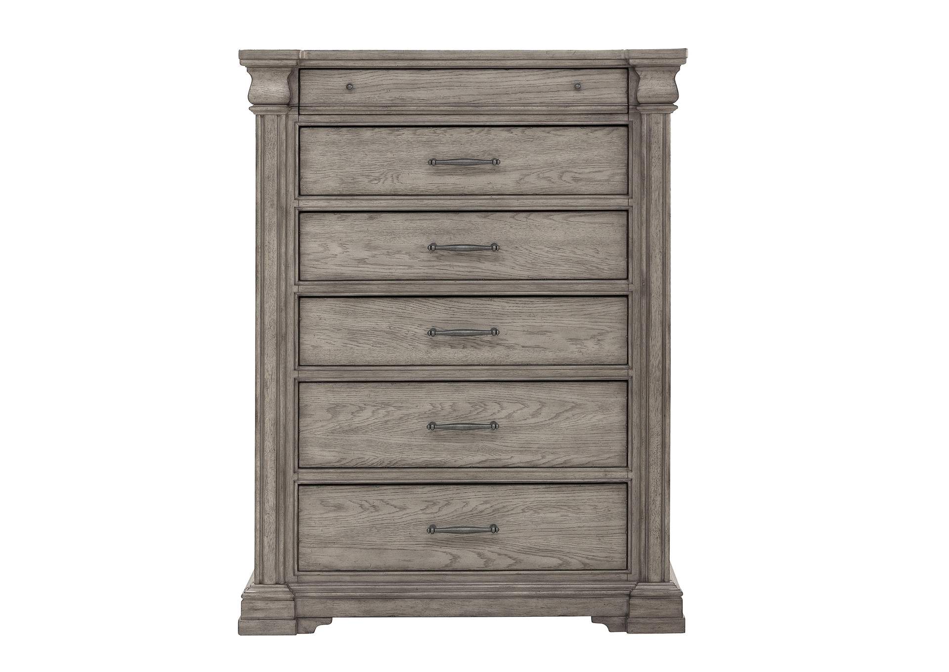 Madison Ridge 6 Drawer Chest in Heritage Taupe,Pulaski Furniture