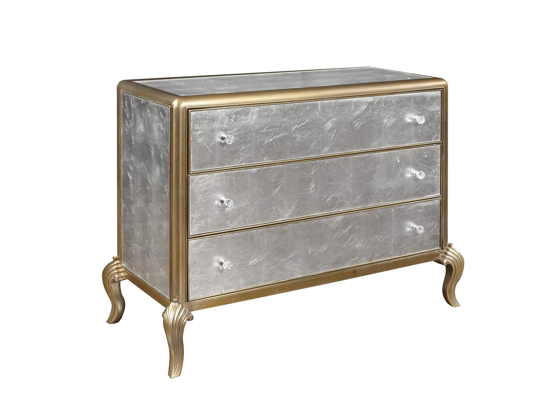 Three Drawer Eglomise Accent Chest,Pulaski Furniture