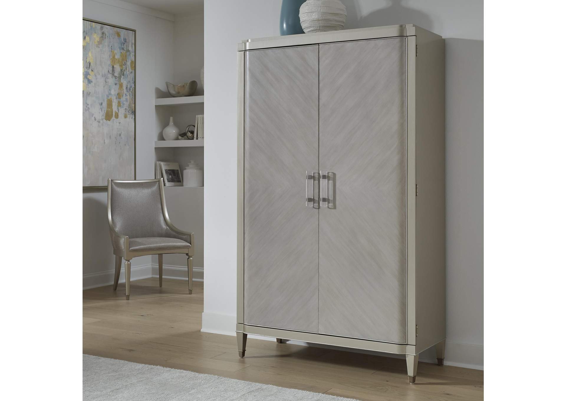 Zoey Storage Armoire Cabinet,Pulaski Furniture