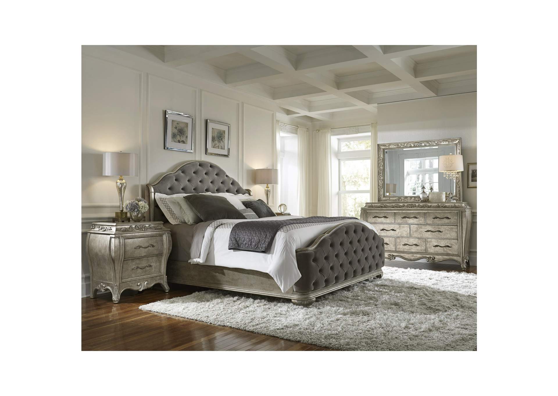 Rhianna King Bed,Pulaski Furniture