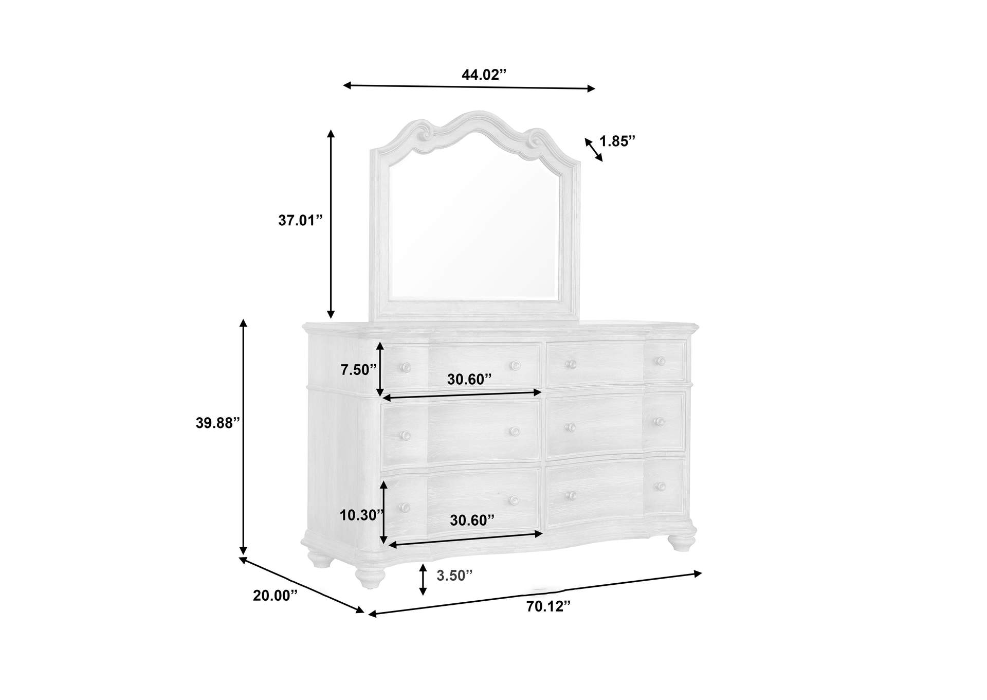 Weston Hills Dresser,Pulaski Furniture