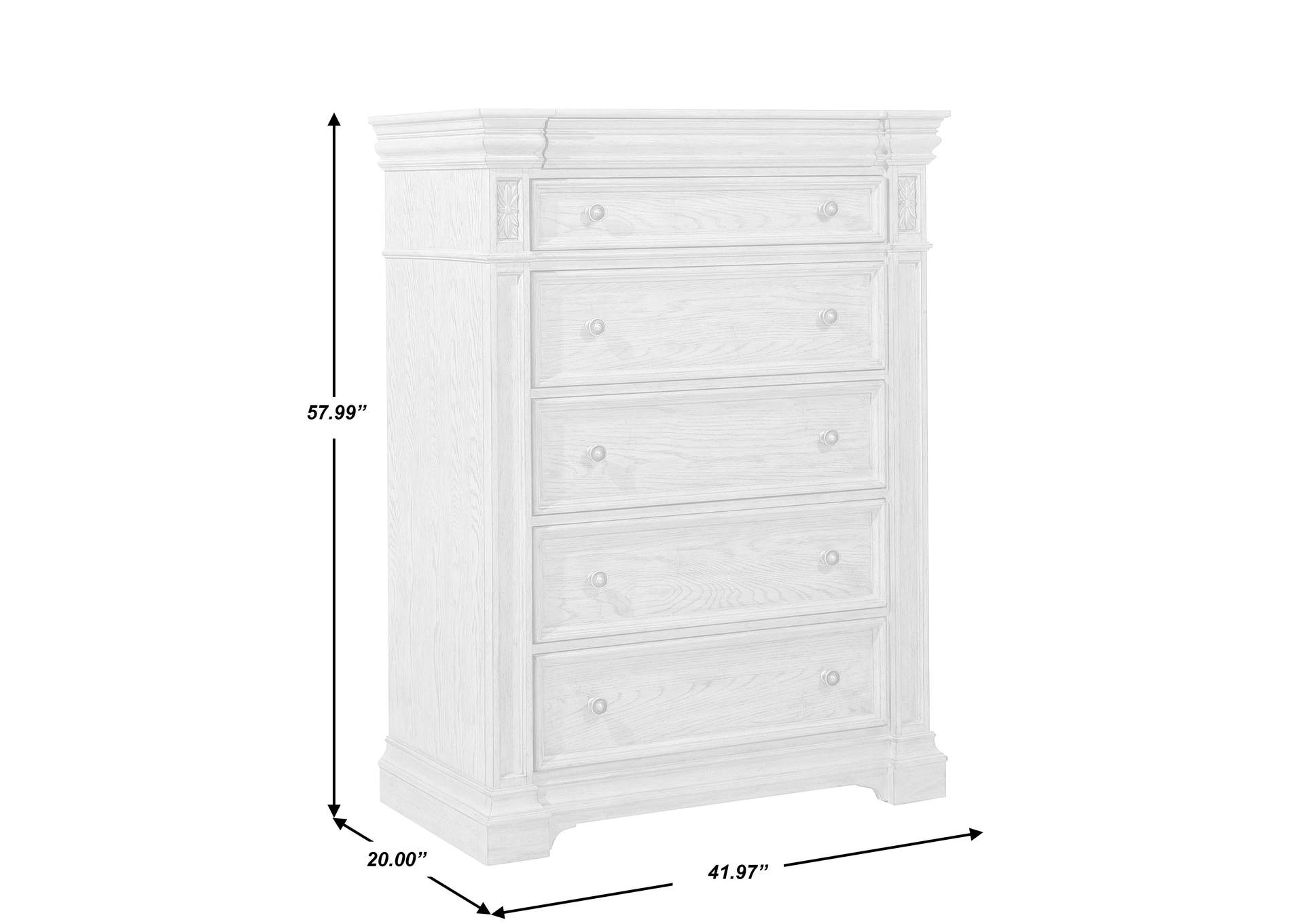 Kingsbury 6 Drawer Chest,Pulaski Furniture