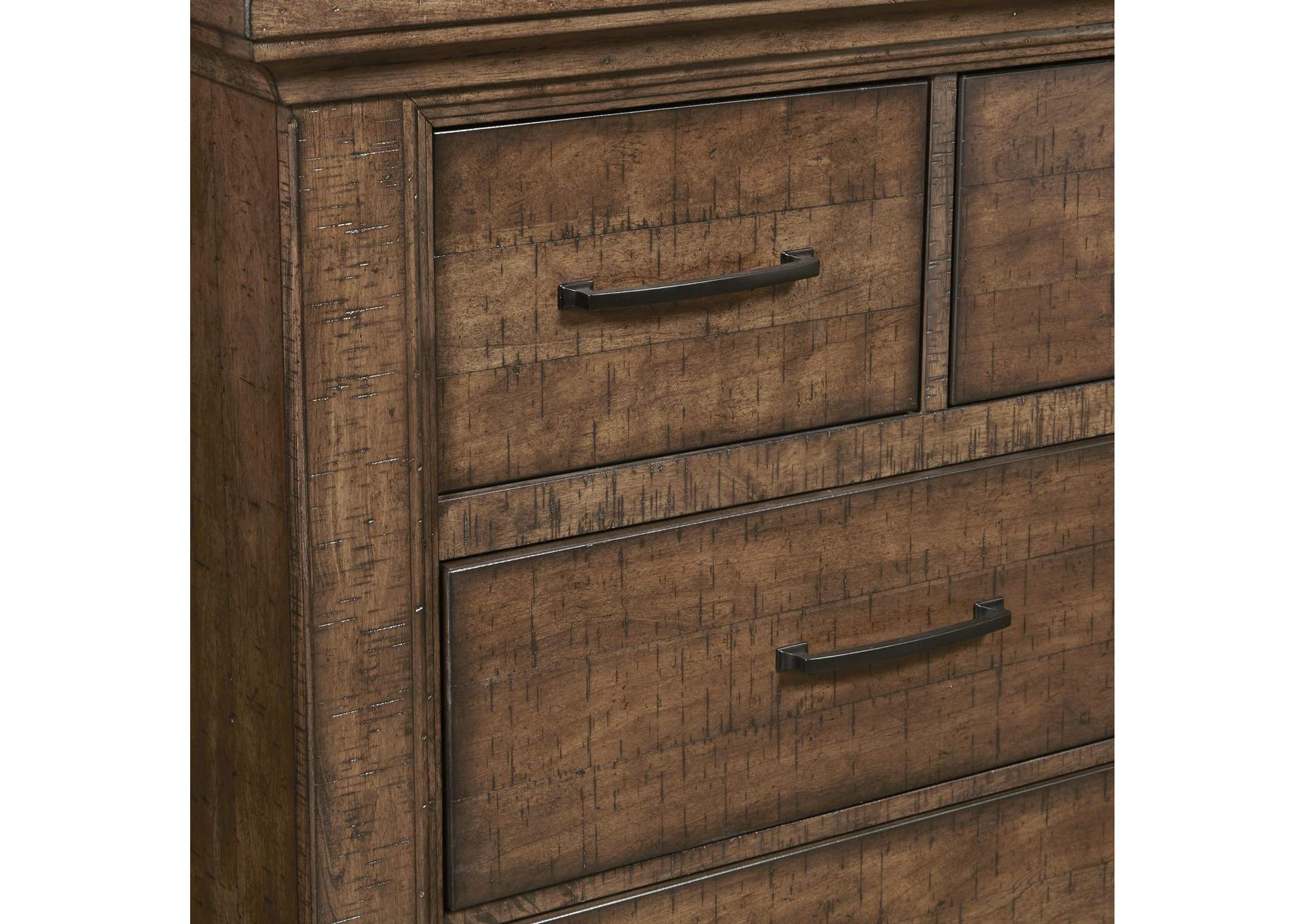 Cherry Hill 7 Drawer Dresser with Mirror,Pulaski Furniture