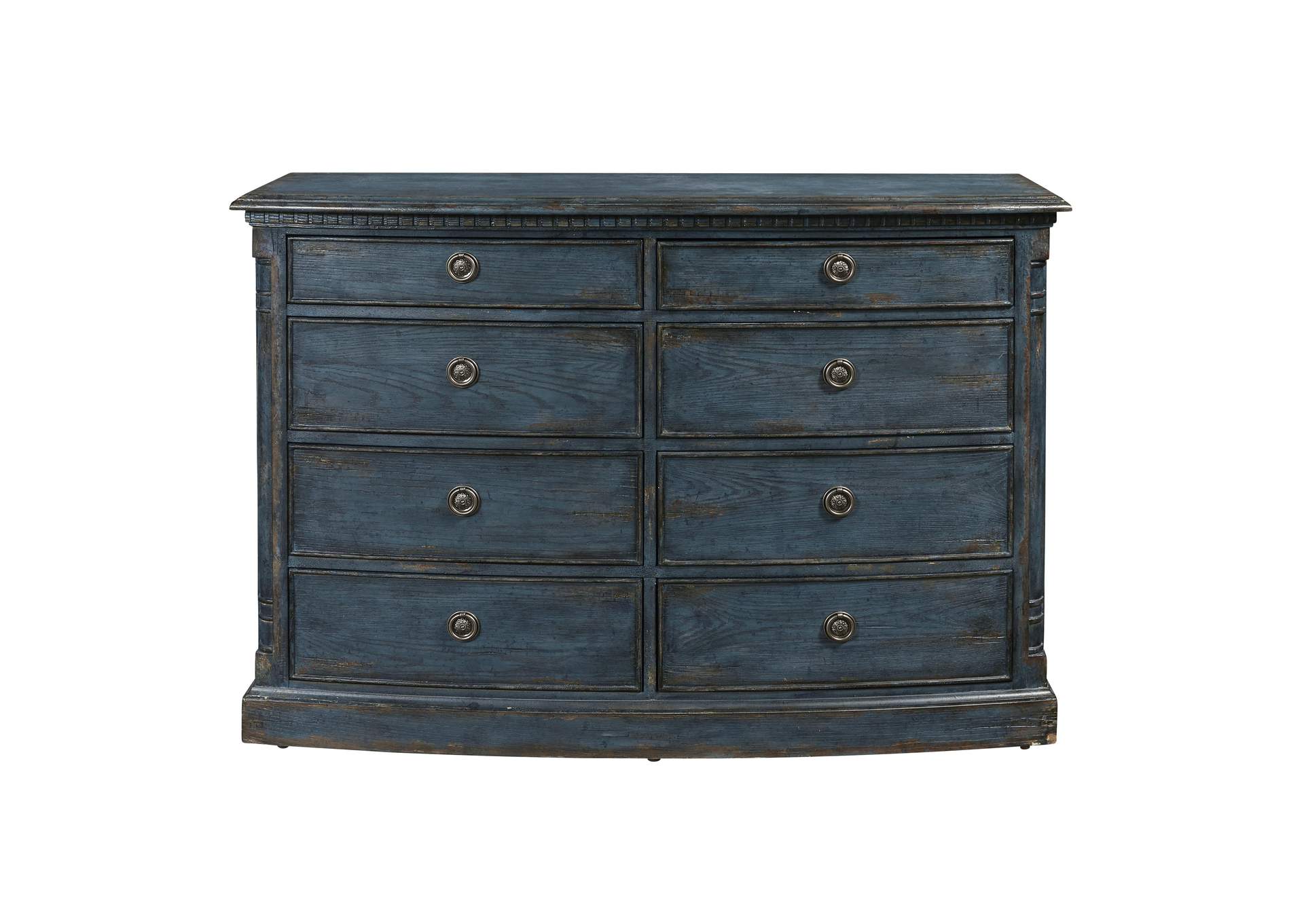 Robin Egg Blue 8 Drawer Dressing Chest,Pulaski Furniture