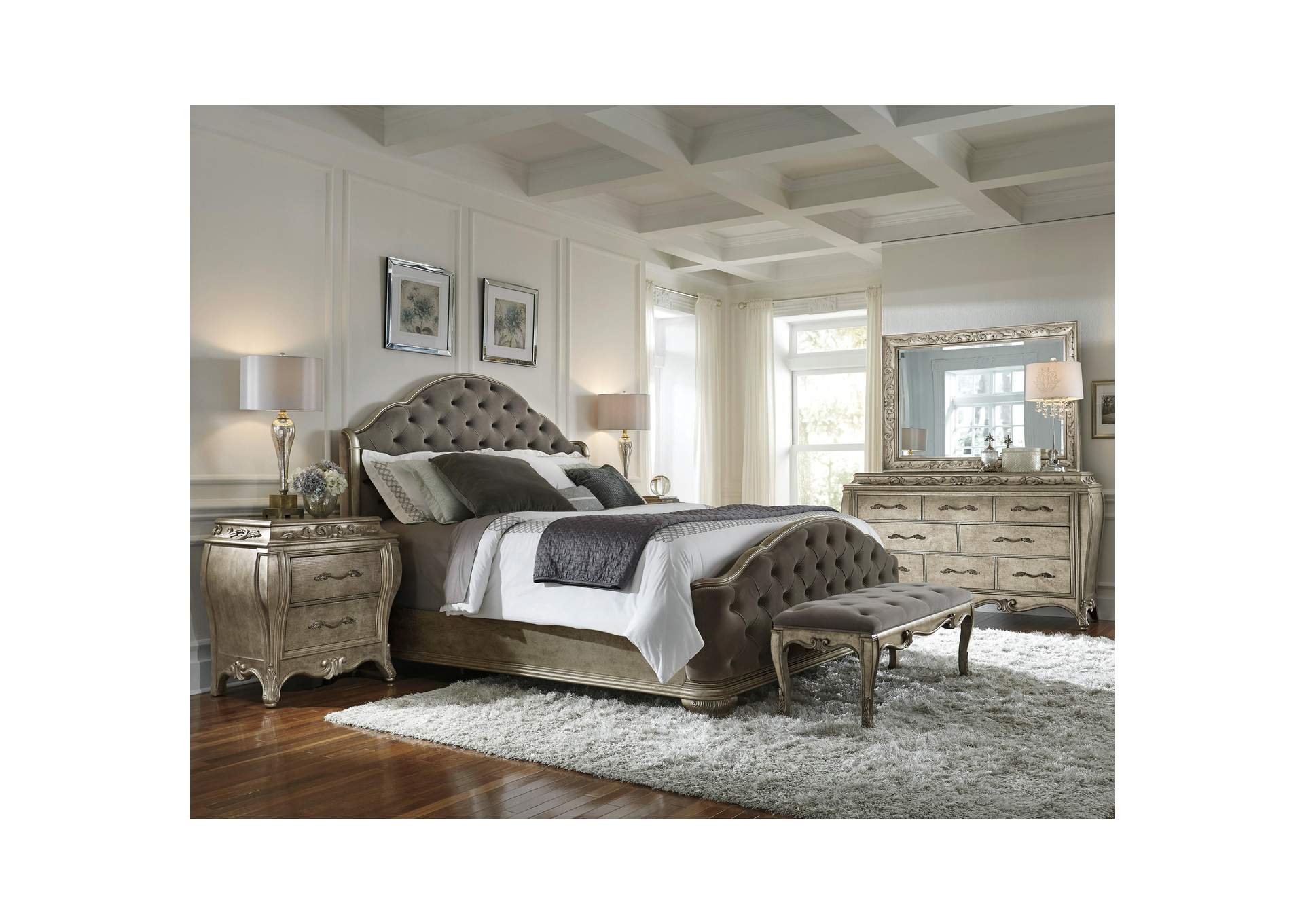 Rhianna King Bed,Pulaski Furniture