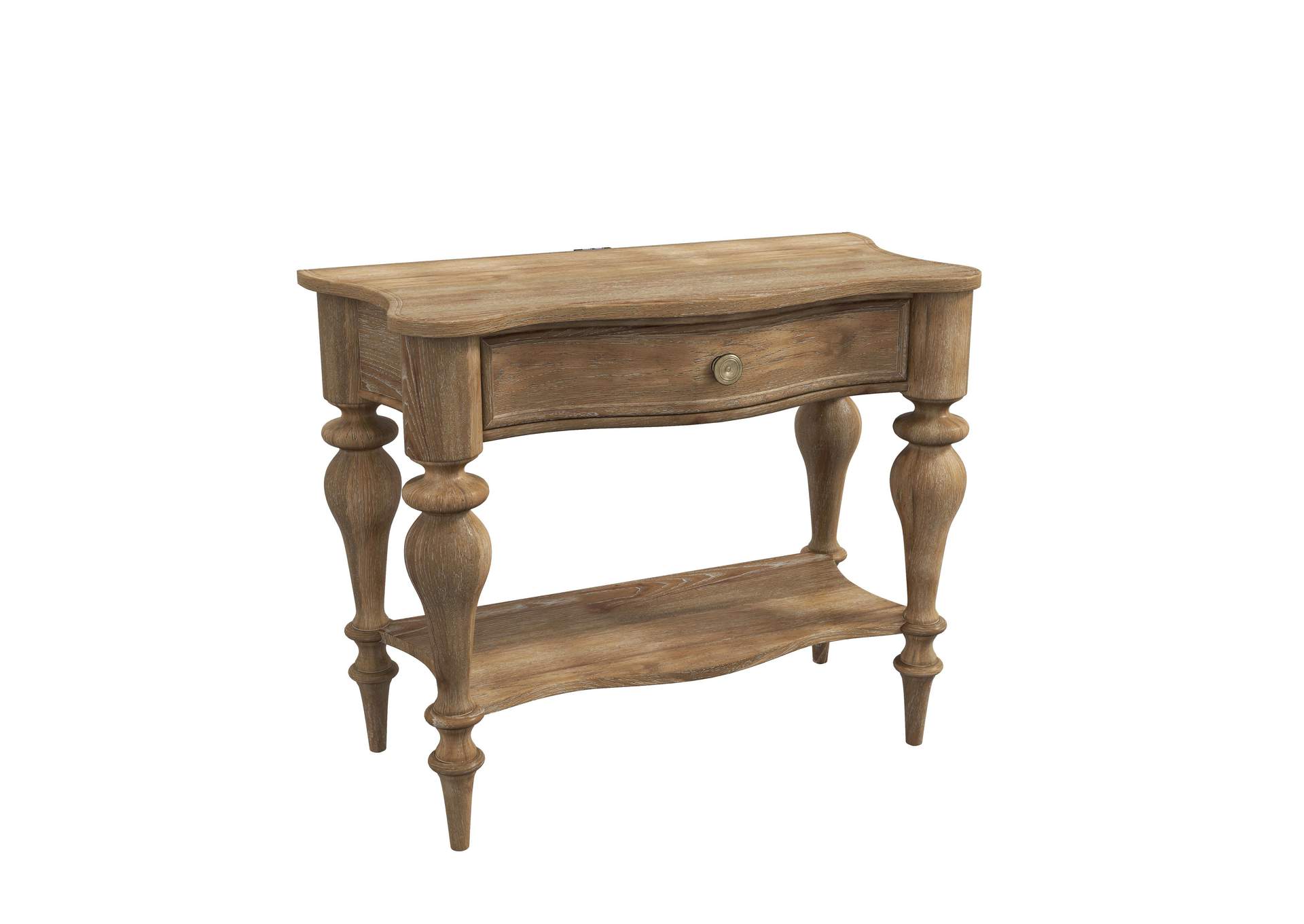 Weston Hills Bedside Table with Storage Drawer,Pulaski Furniture