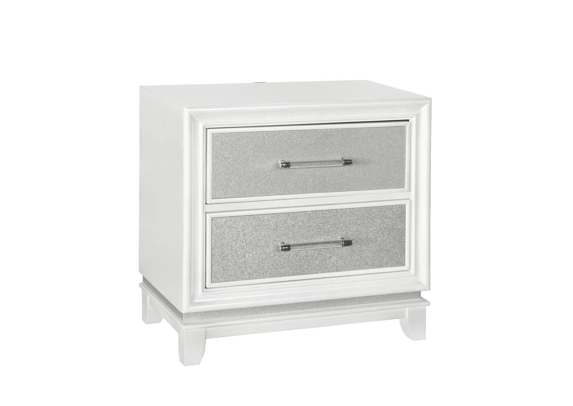 Starlight 2 Drawer Nightstand with LED Lights,Pulaski Furniture