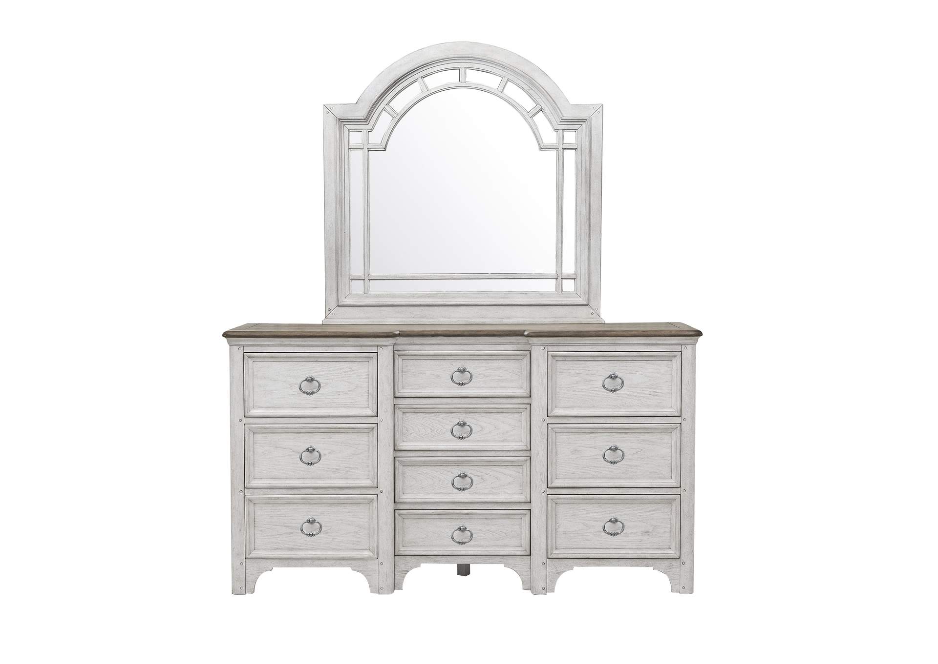 Glendale Estates Dresser & Mirror,Pulaski Furniture