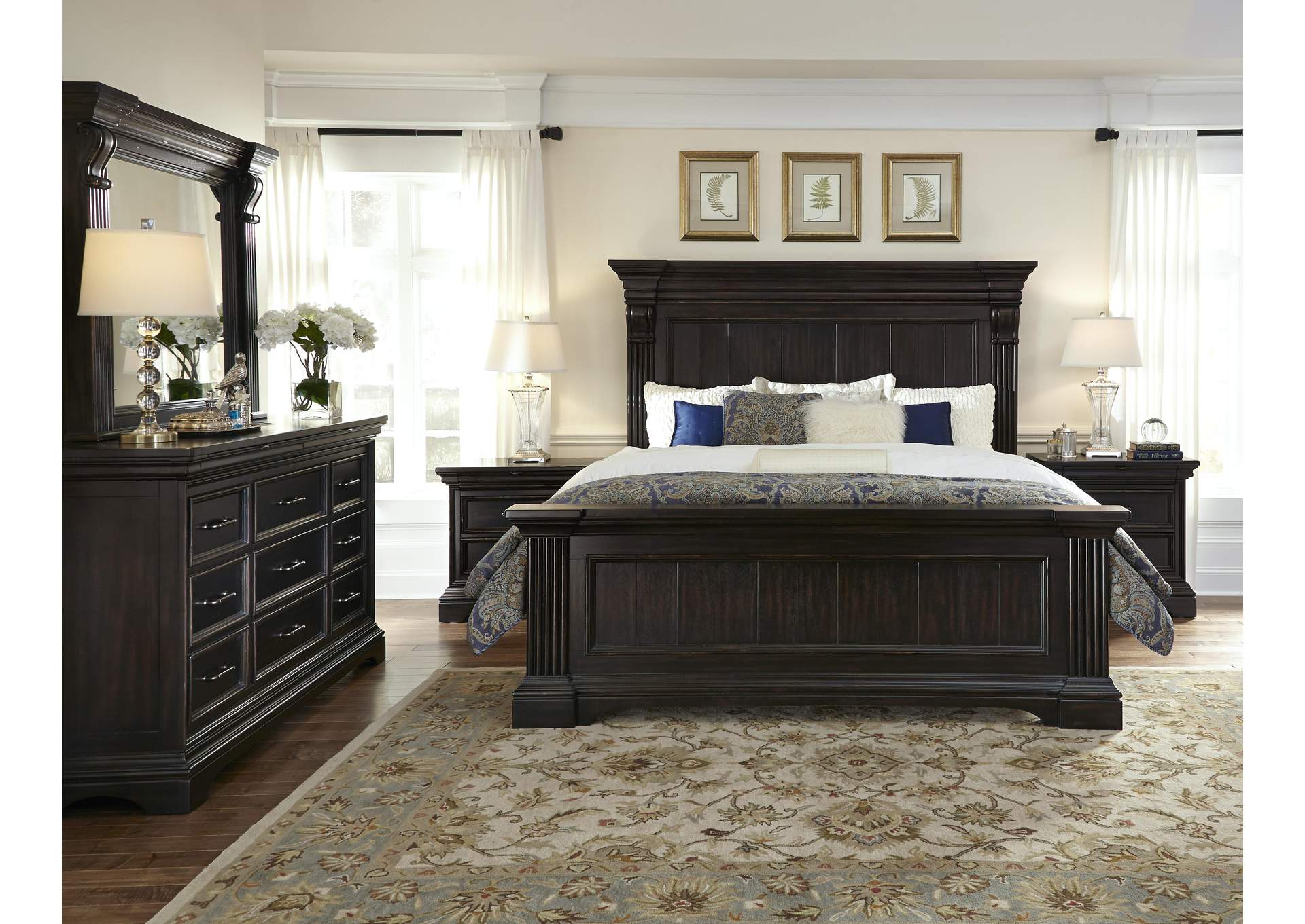 Caldwell California King Bed,Pulaski Furniture