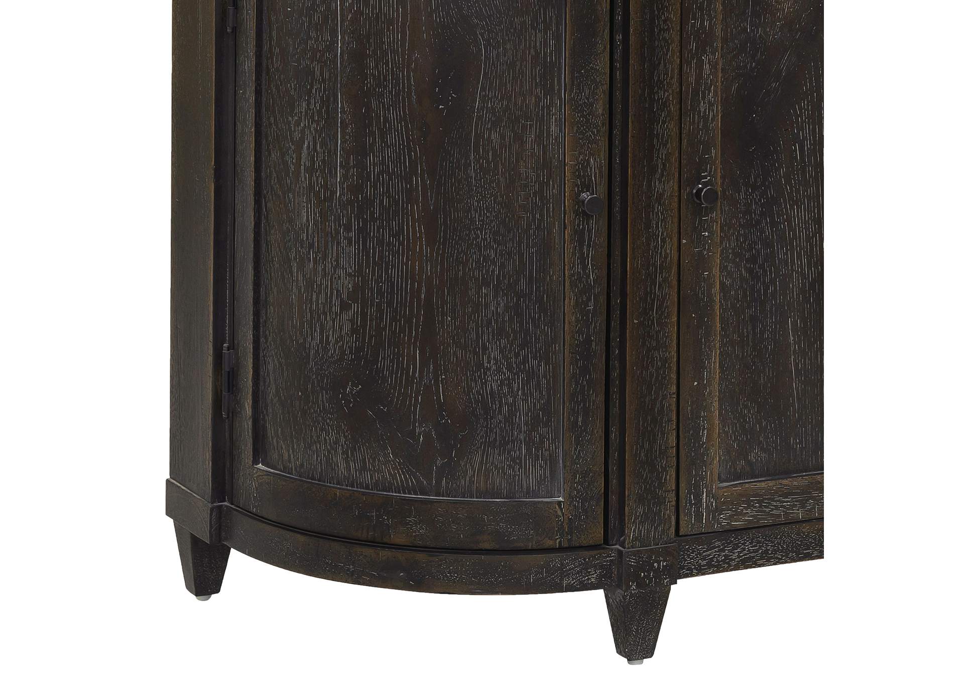 Curved 3 Door Hallway Accent Chest,Pulaski Furniture