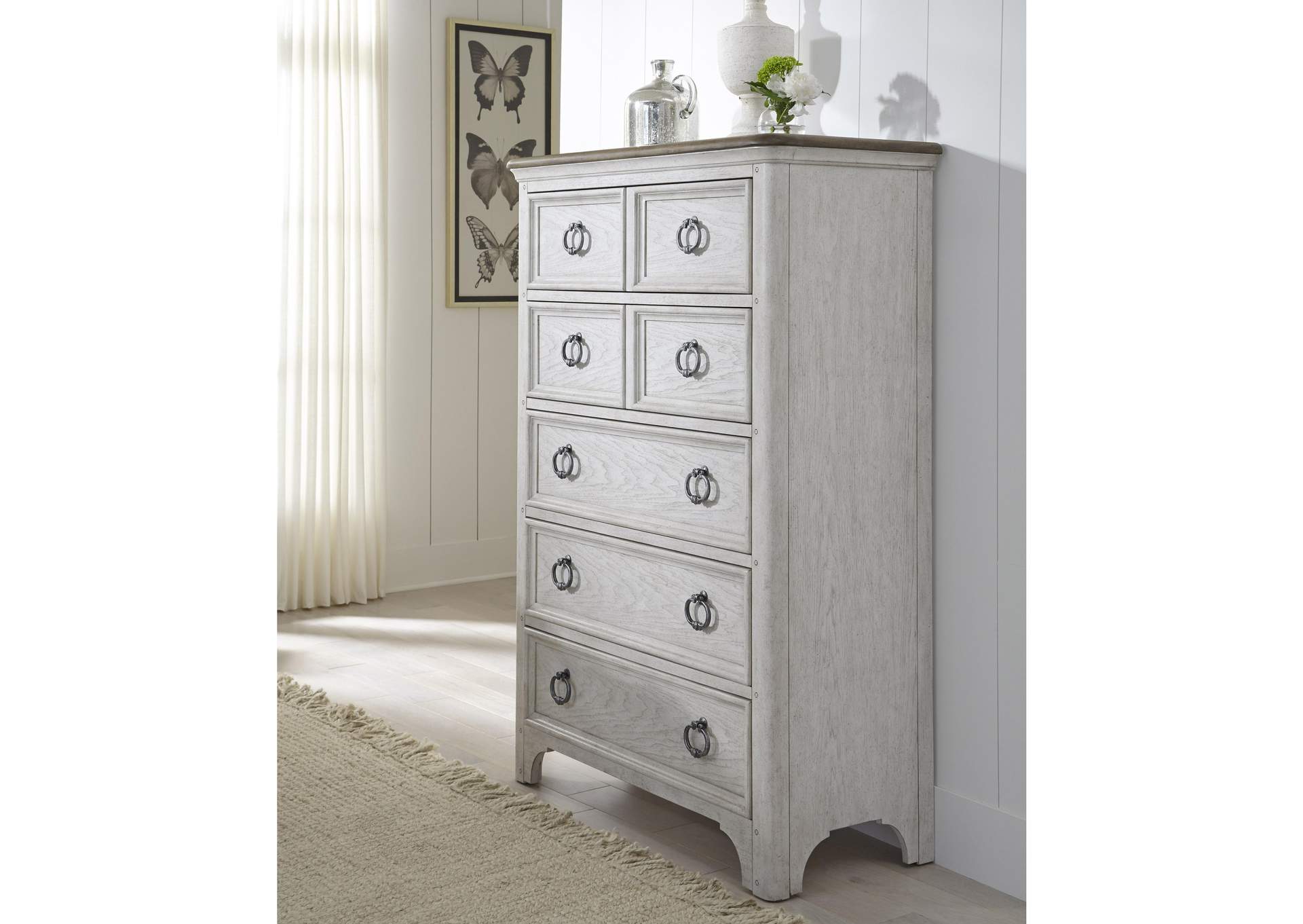 Glendale Estates 7 Drawer Chest,Pulaski Furniture