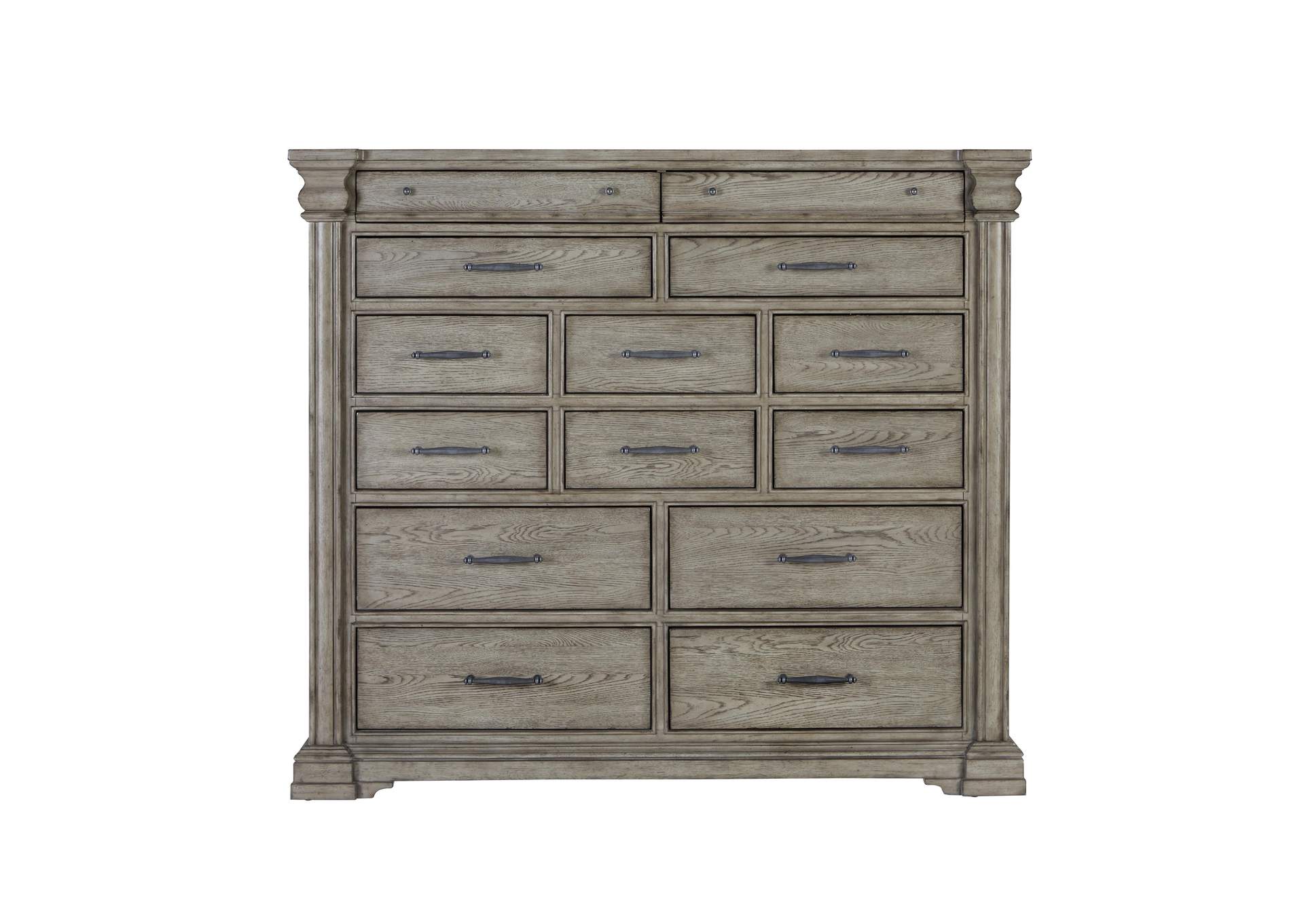 Madison Ridge 14 Drawer Master Chest in Heritage Taupe,Pulaski Furniture