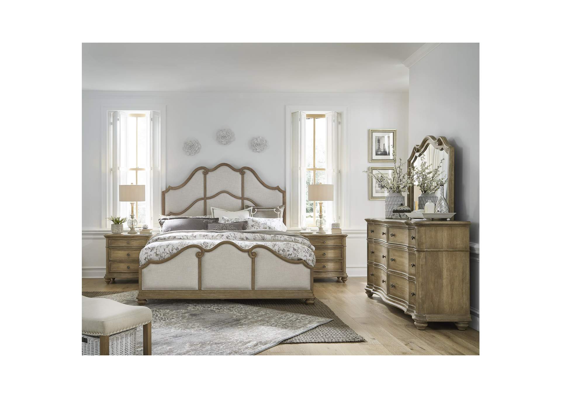 Weston Hills Queen Upholstered Bed,Pulaski Furniture