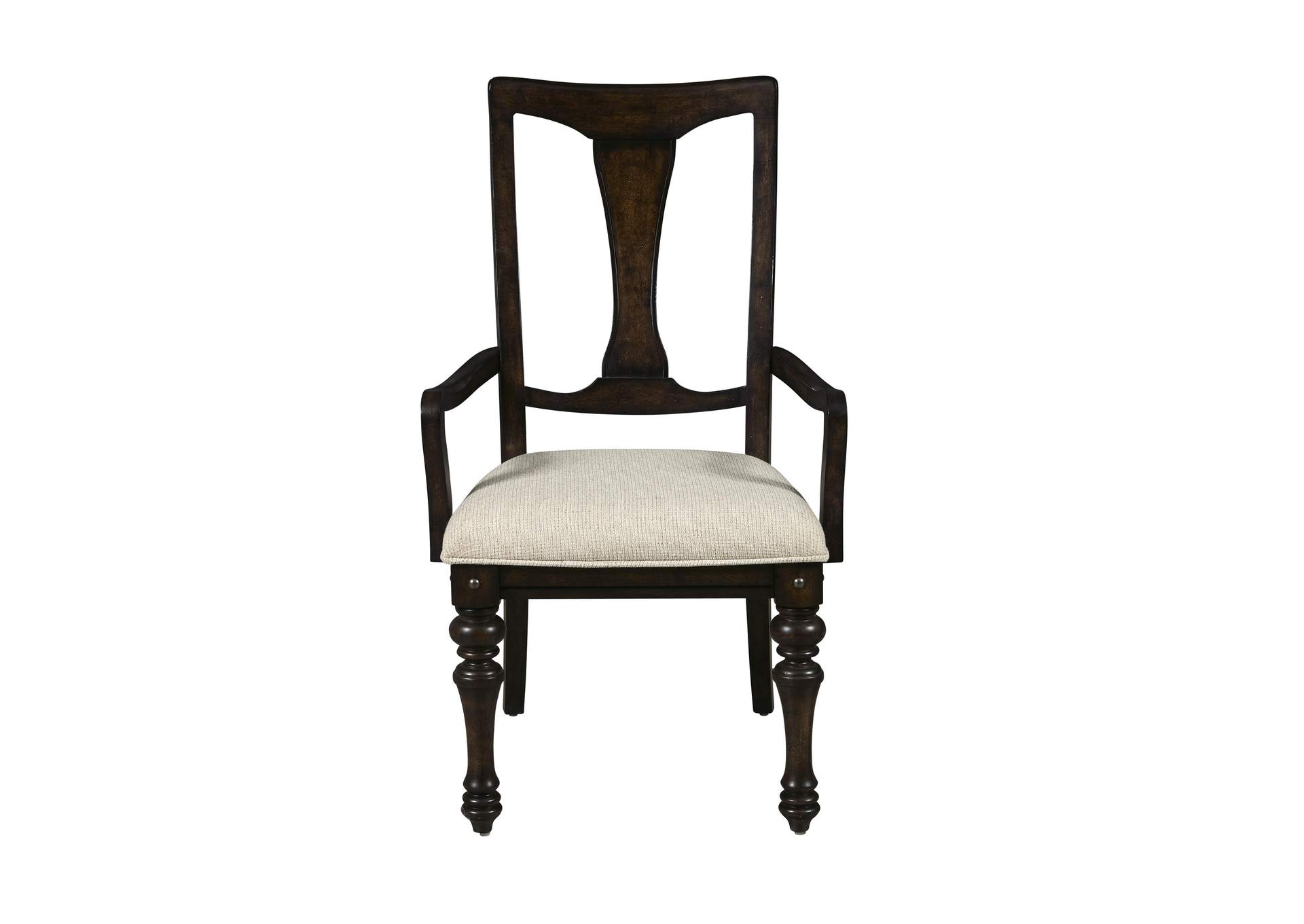 Cooper Falls Wood Back Arm Chair,Pulaski Furniture