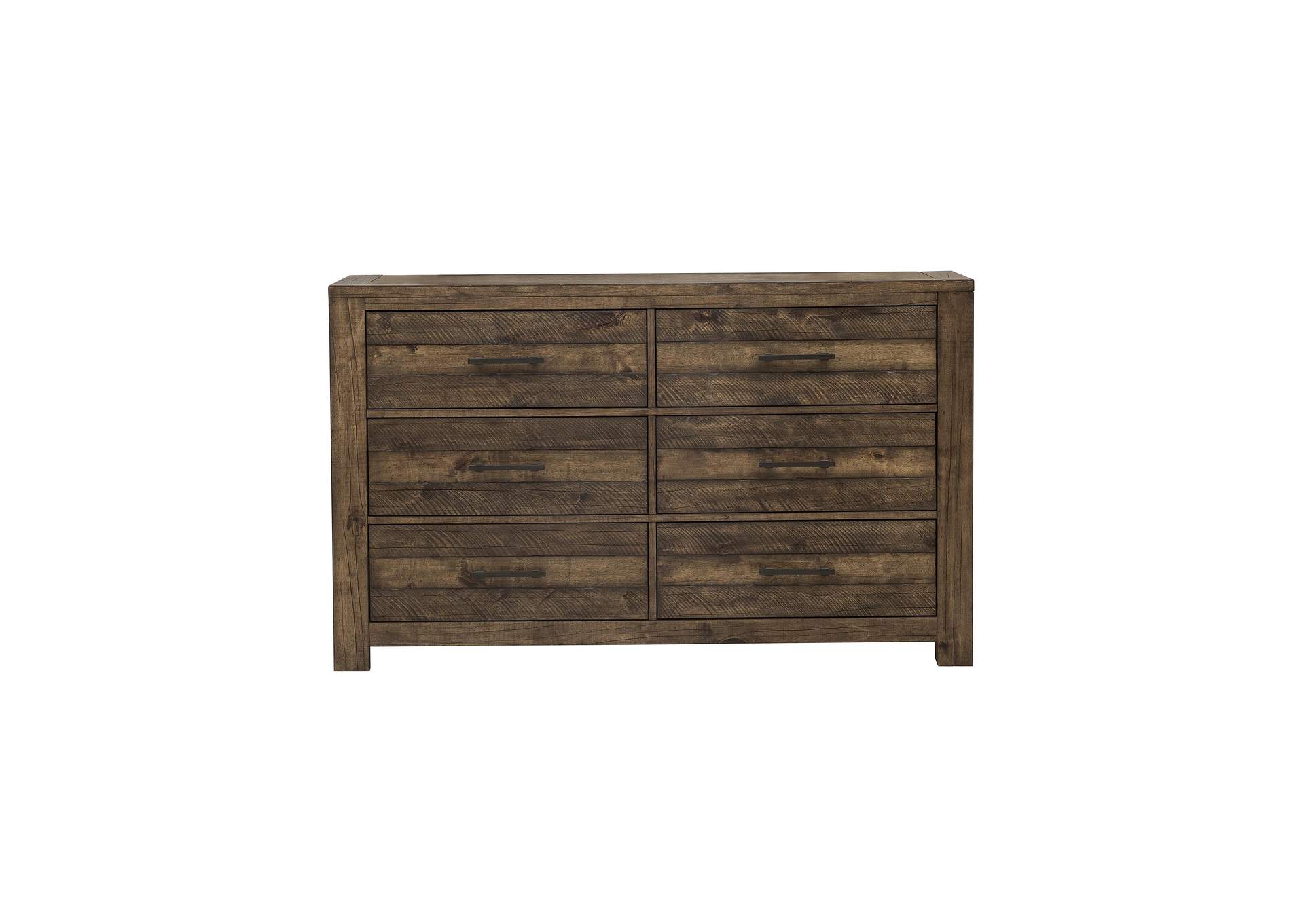 Dakota Amber Six Drawer Dresser,Pulaski Furniture