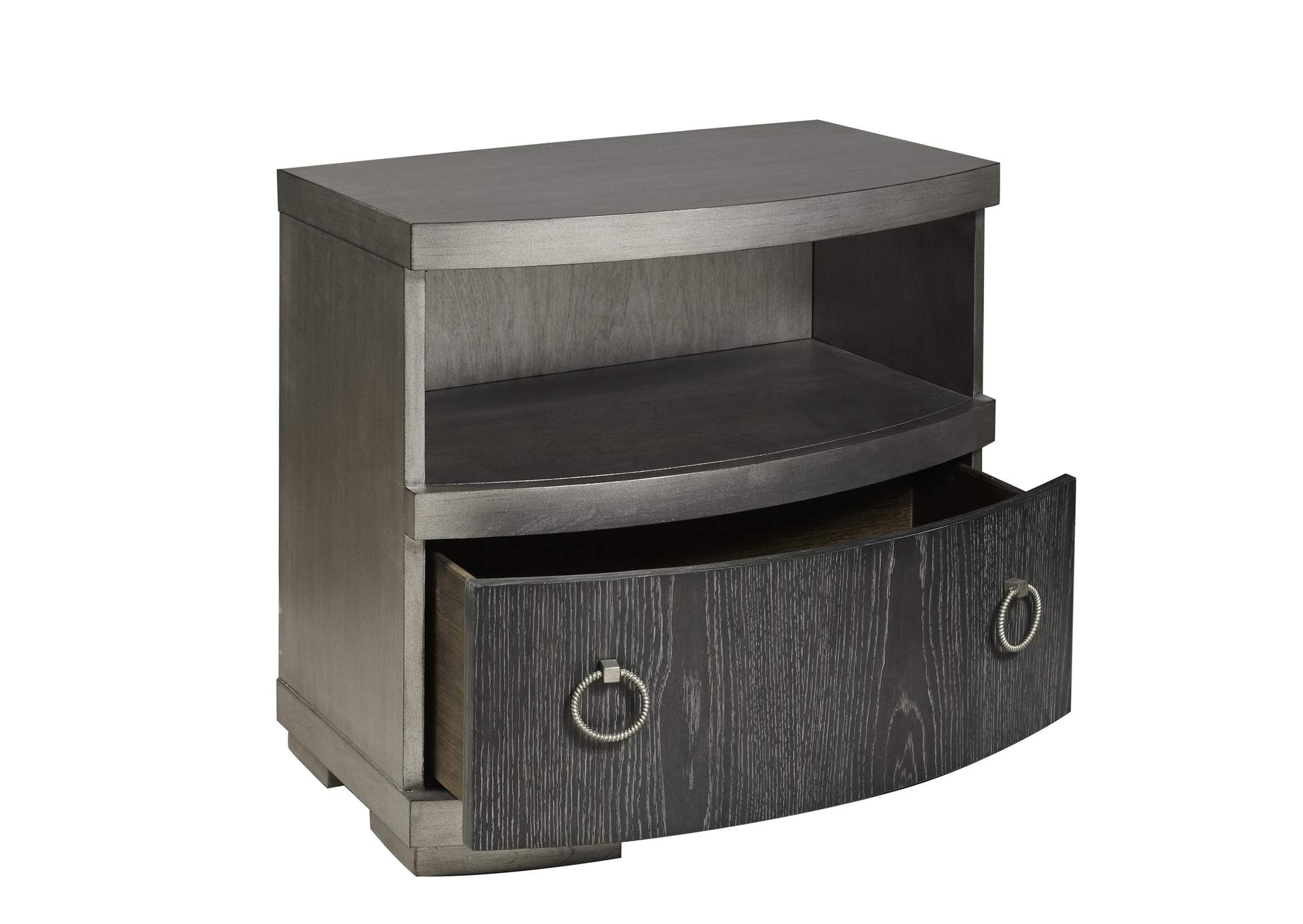 Eve Open Shelf Nightstand with Storage Drawer,Pulaski Furniture