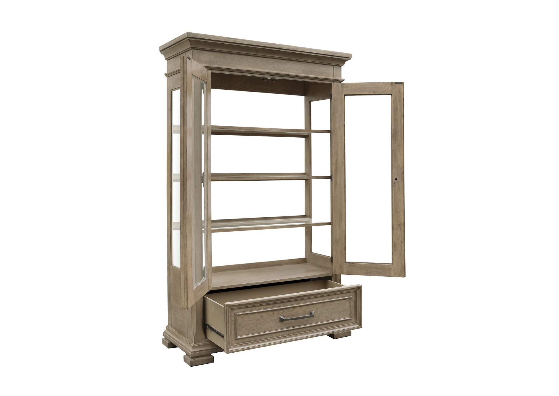 Drew & Jonathan Home Summit Display Cabinet,Pulaski Furniture