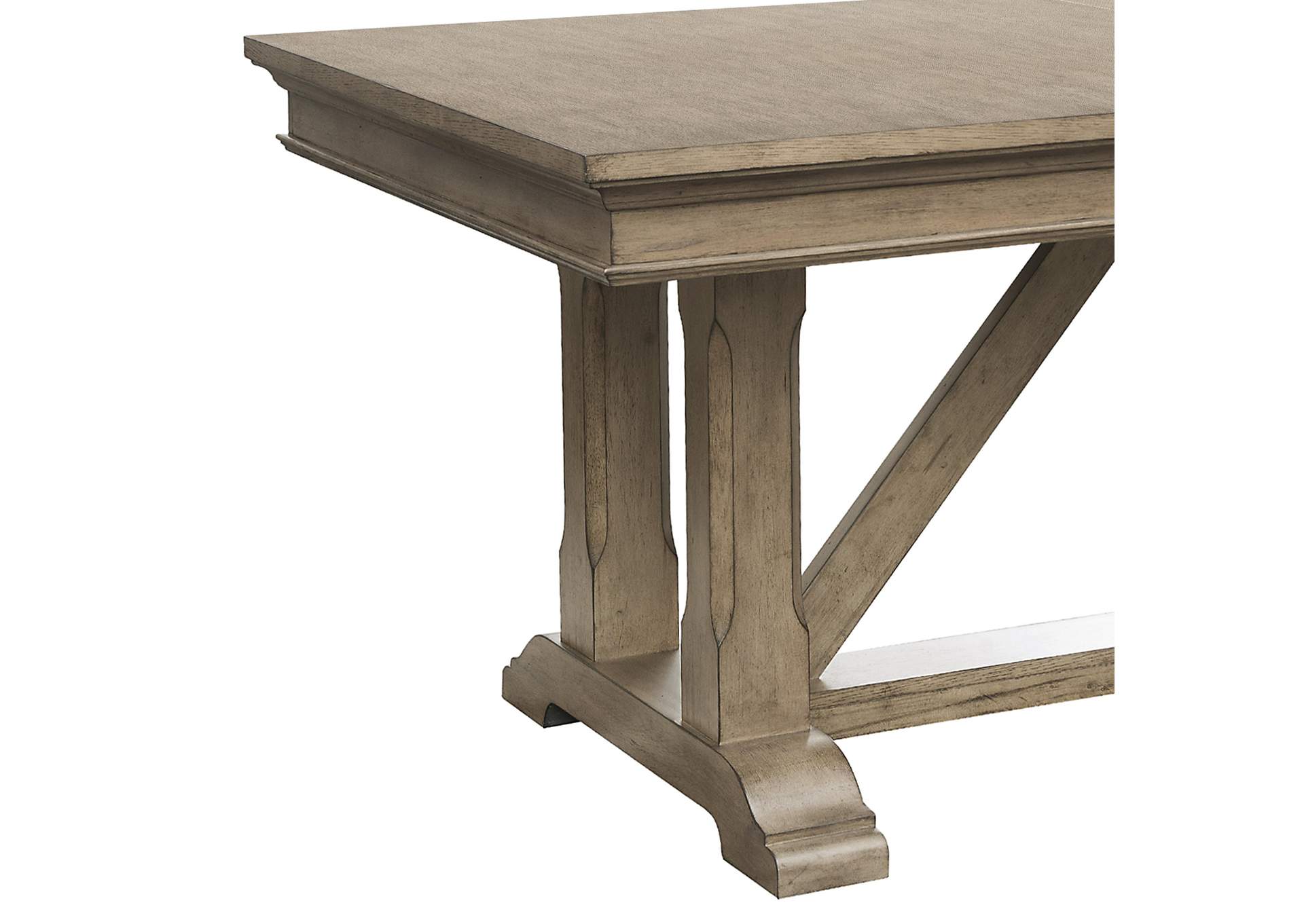 Drew & Jonathan Home Summit Trestle Dining Table,Pulaski Furniture