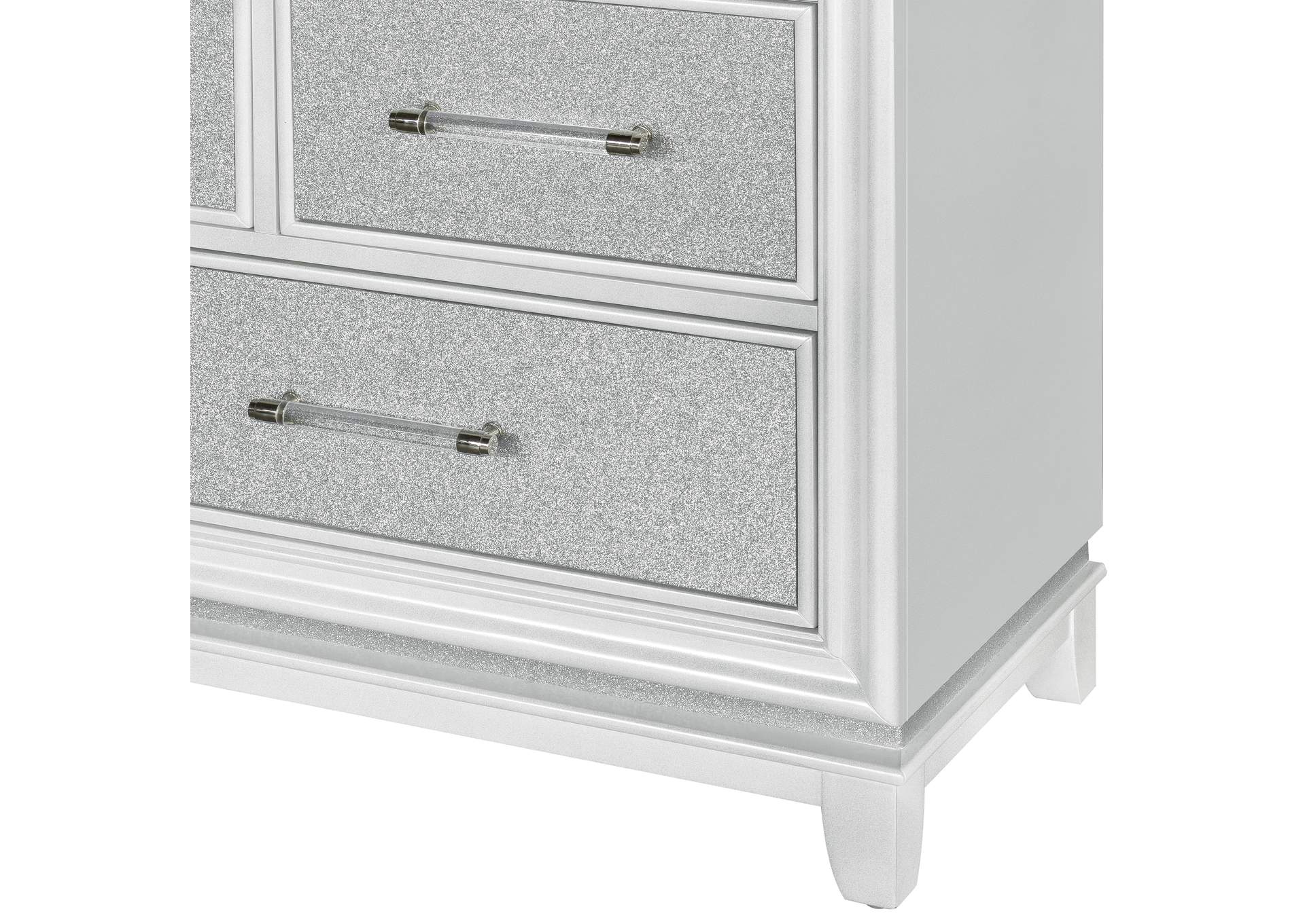 Starlight 7 Drawer Dresser with LED Lights,Pulaski Furniture