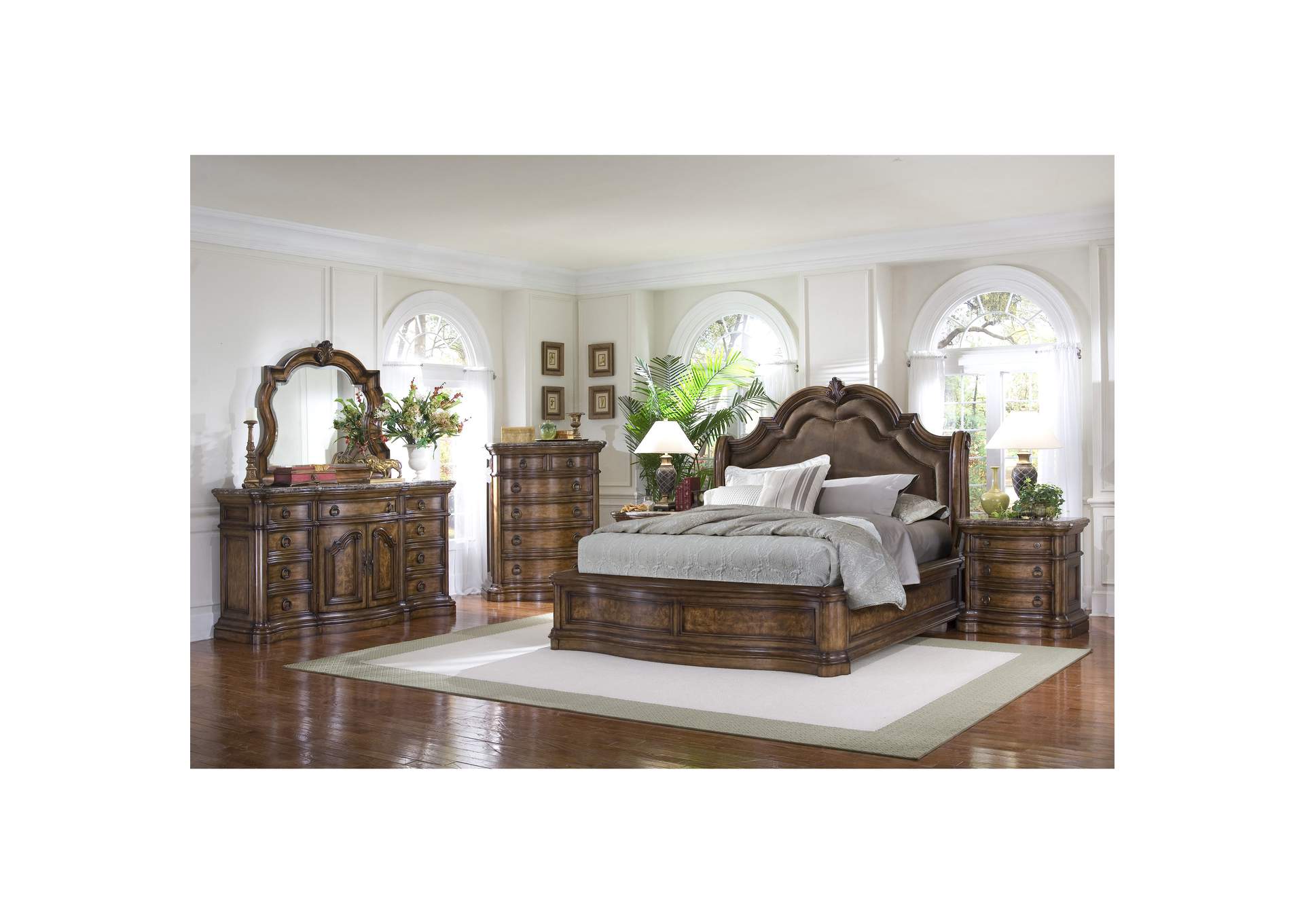 San Mateo King Sleigh Bed,Pulaski Furniture