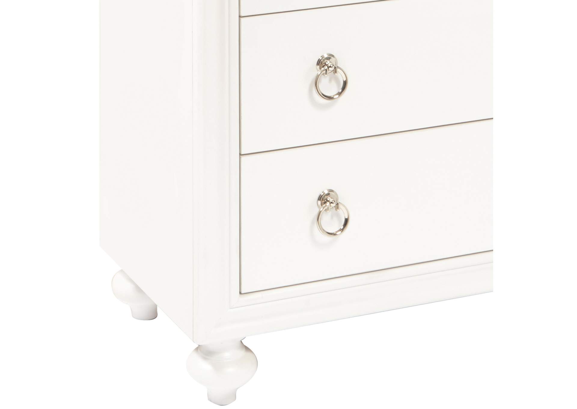 Bella Youth Six Drawer Chest in White,Pulaski Furniture