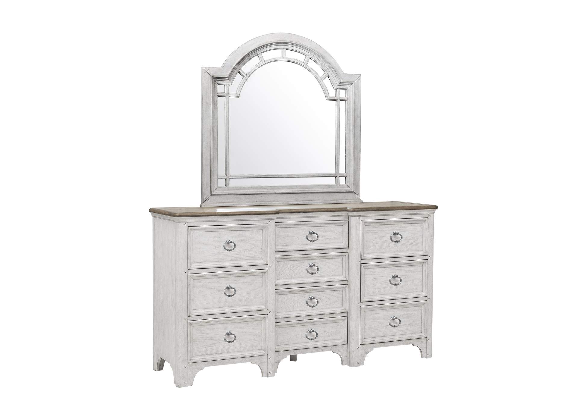 Glendale Estates Dresser & Mirror,Pulaski Furniture