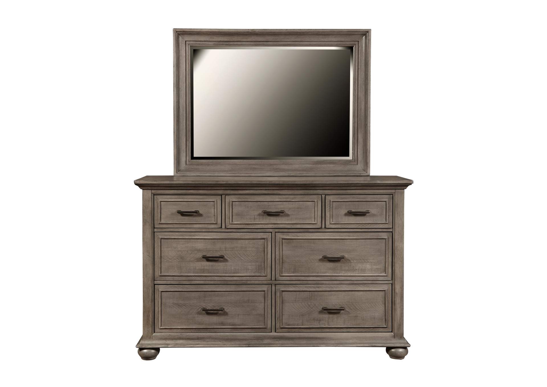 Chatham Park 7 Drawer Dresser with Mirror,Pulaski Furniture