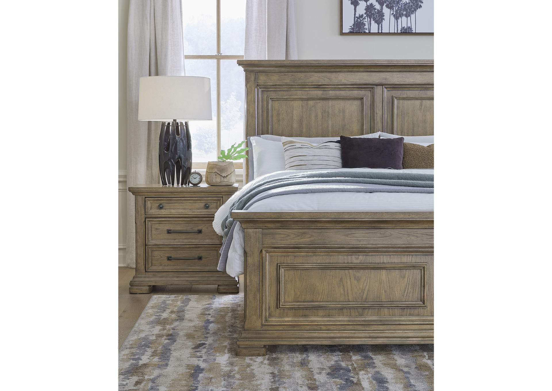 Drew & Jonathan Home Summit King Panel Bed,Pulaski Furniture