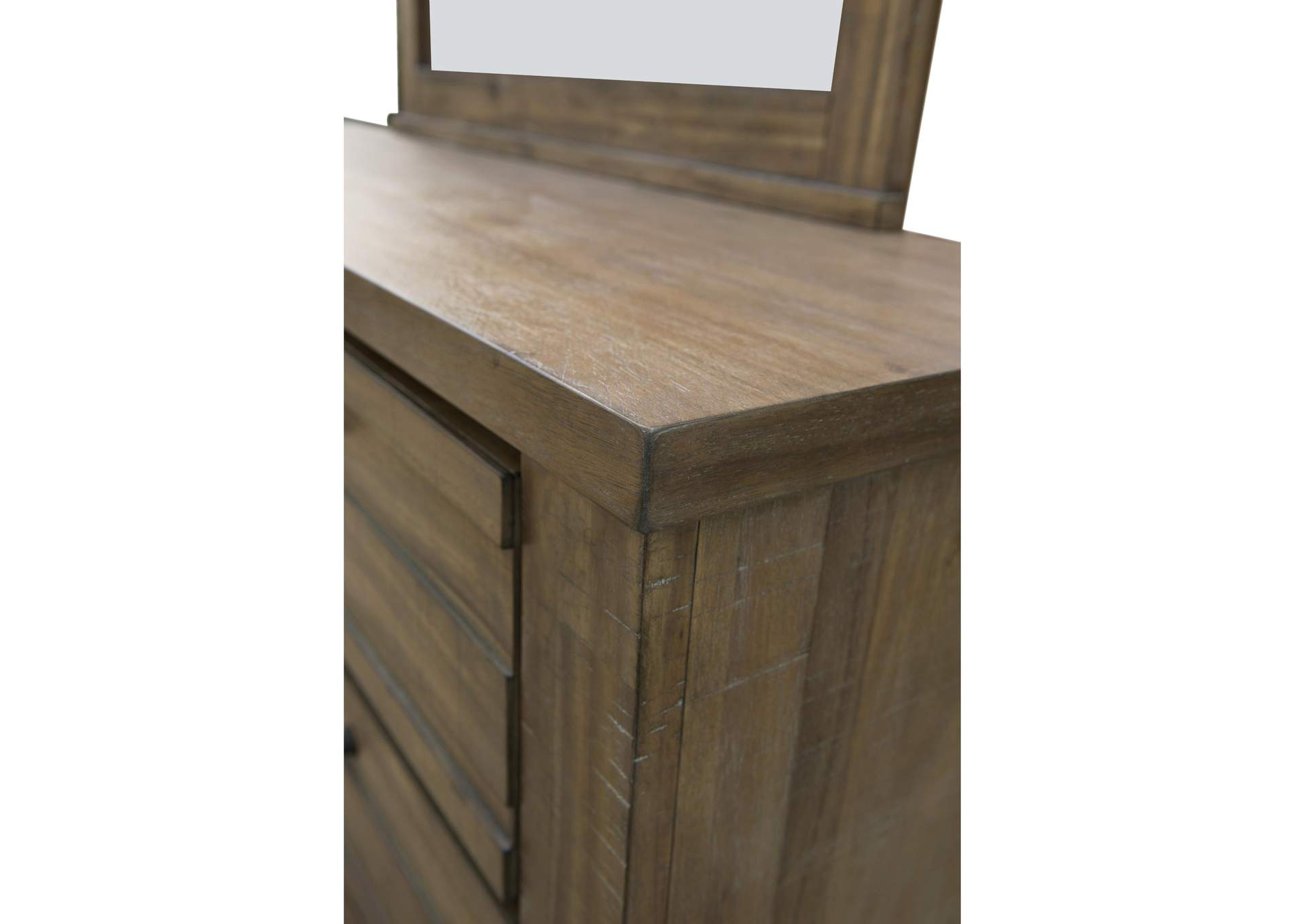 SoHo Six Drawer Dresser with Mirror,Pulaski Furniture