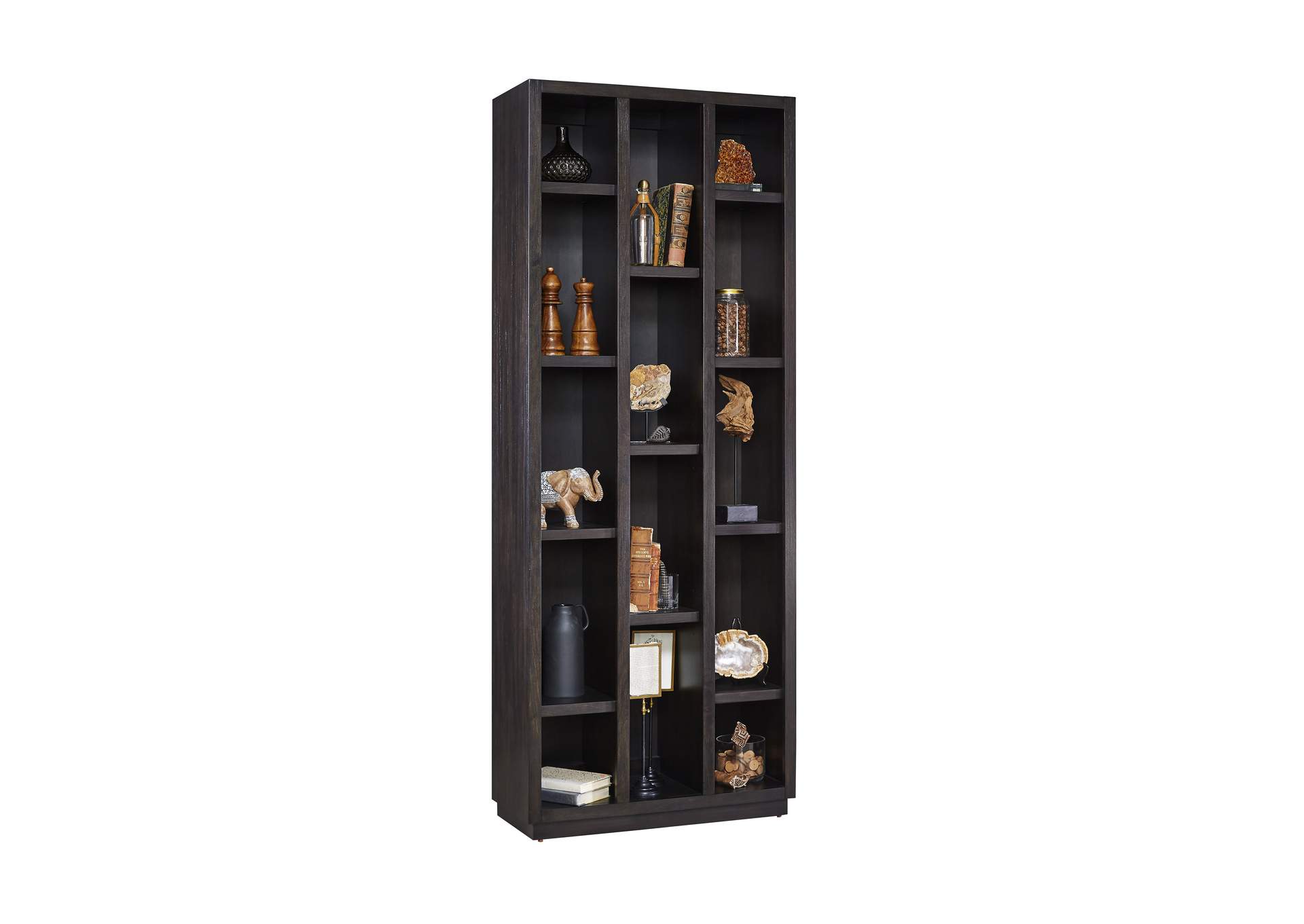 Eleven Shelf Open Storage Bookcase Curio,Pulaski Furniture