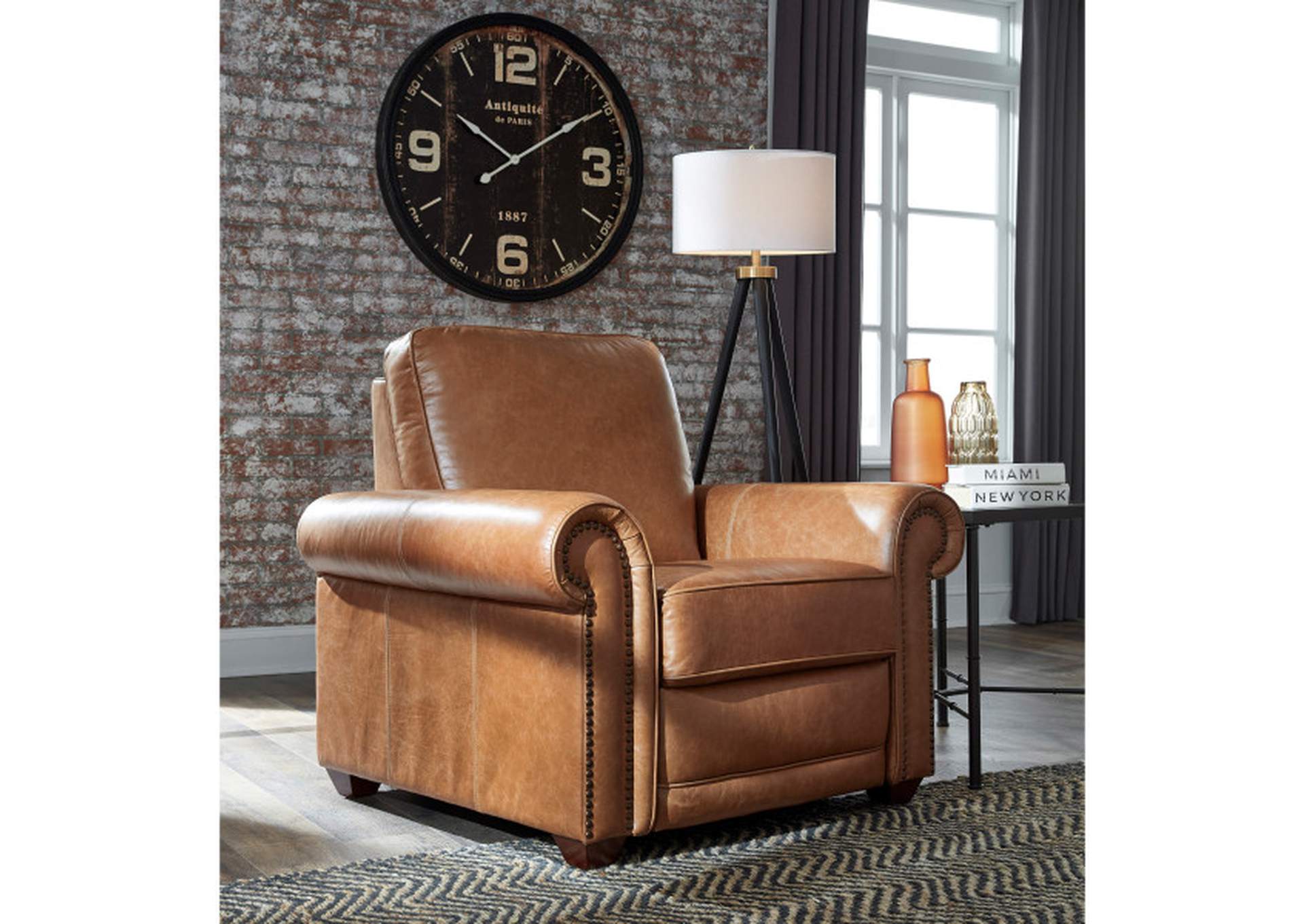 Sloane Matching Chair with Motion in Brown,Pulaski Furniture