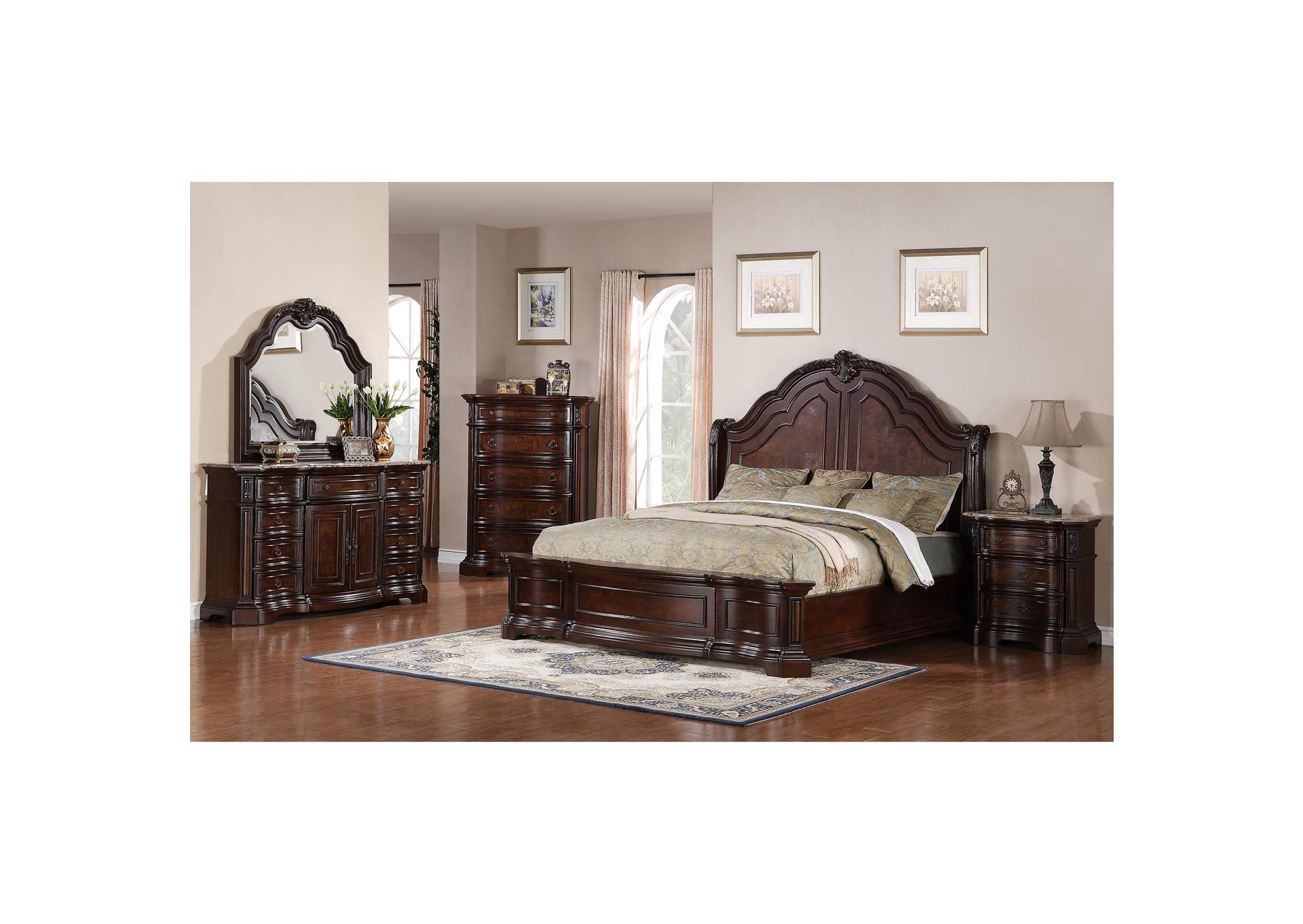 Edington 9 Drawer Dresser with Mirror,Pulaski Furniture