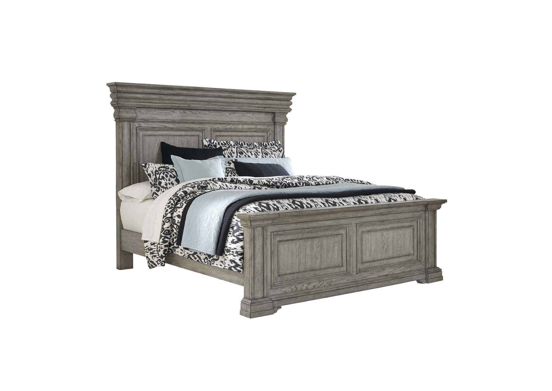 Madison Ridge California King Panel Bed in Heritage Taupe,Pulaski Furniture