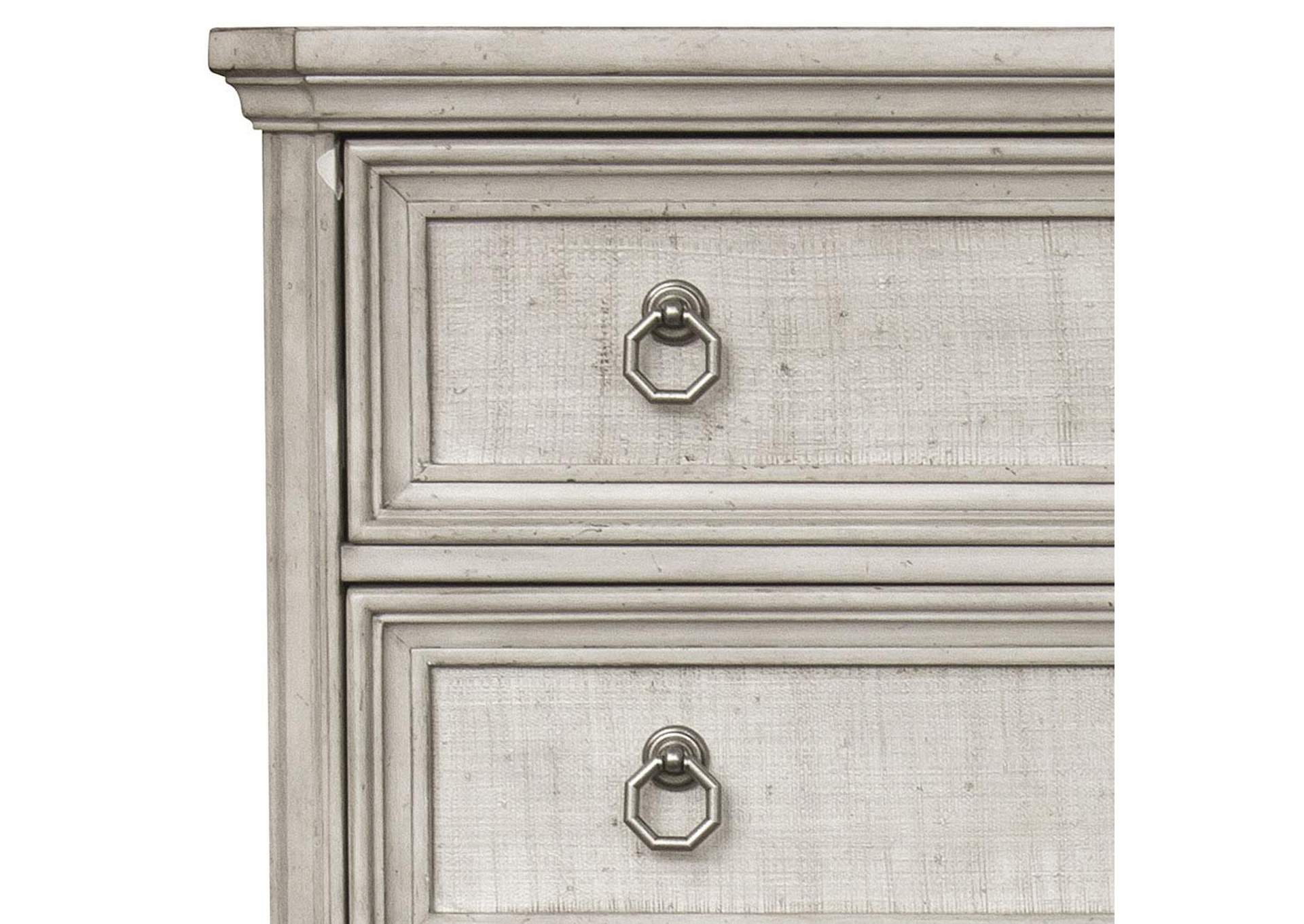 Campbell Street 5 Drawer Chest in Vanilla Cream,Pulaski Furniture