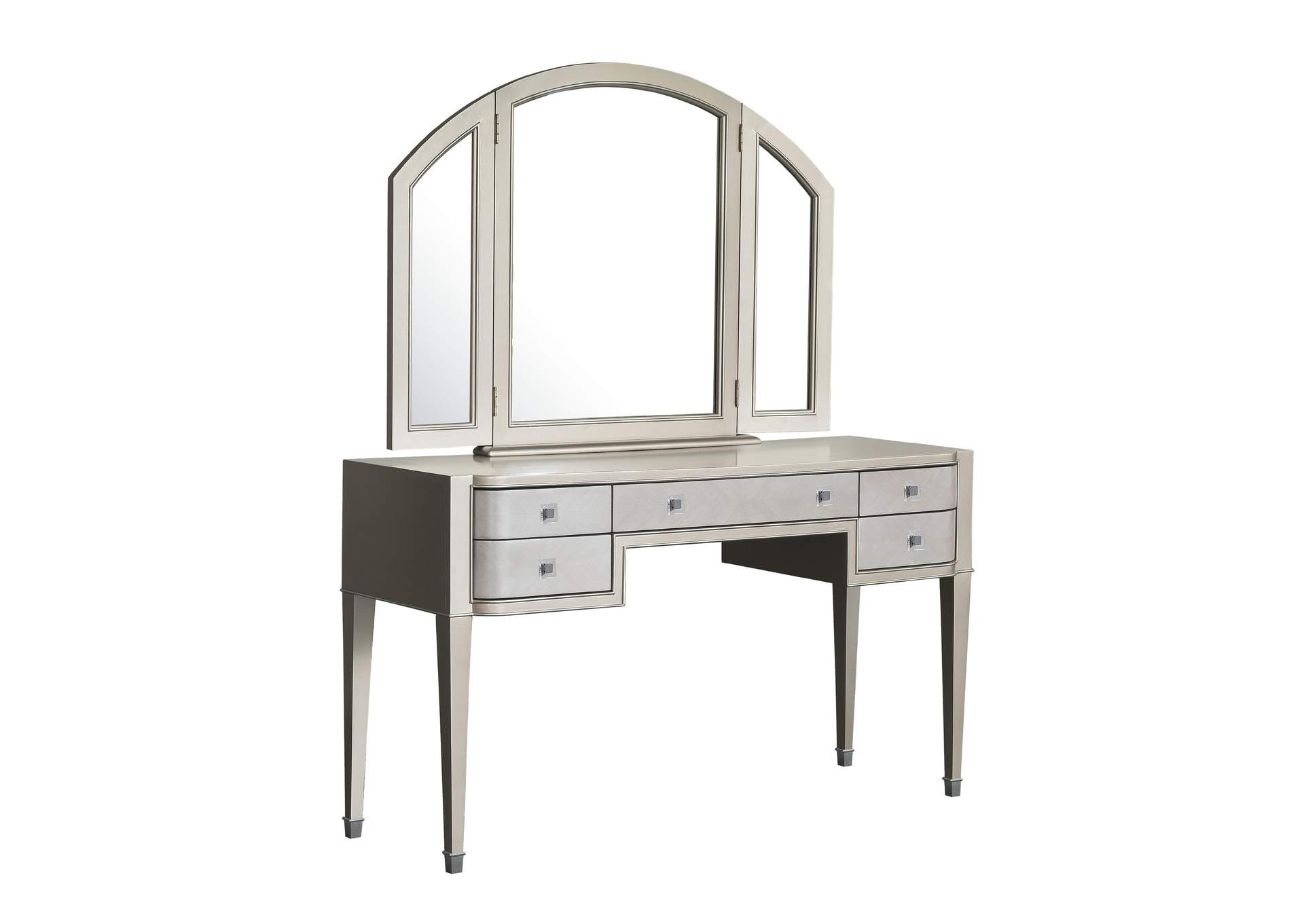 Zoey 5 Drawer Vanity Dressing Table,Pulaski Furniture