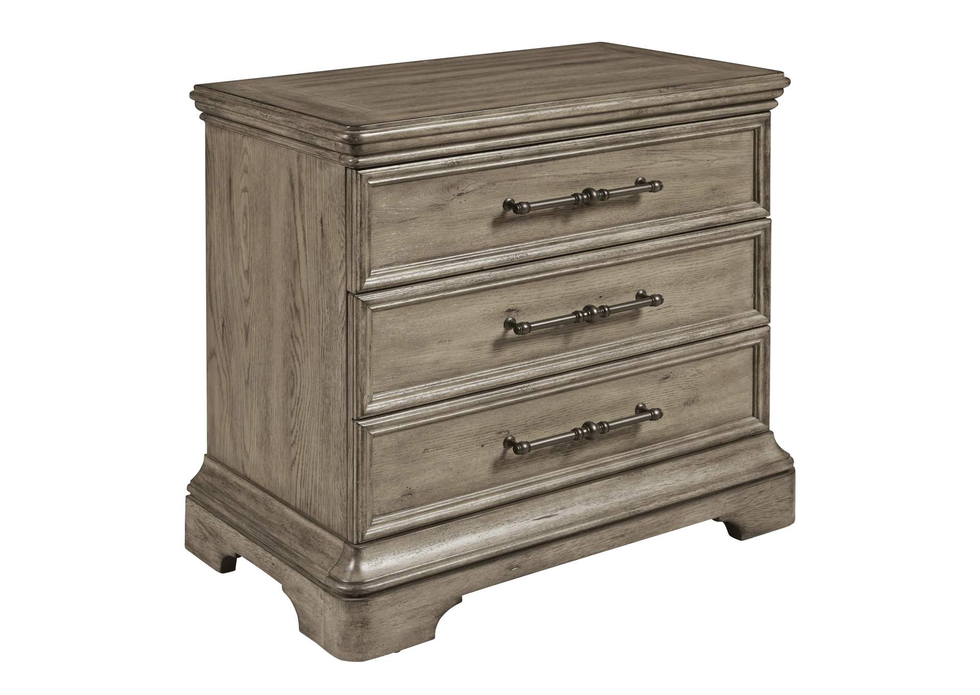 Garrison Cove Nightstand with Storage Drawers and USB port,Pulaski Furniture