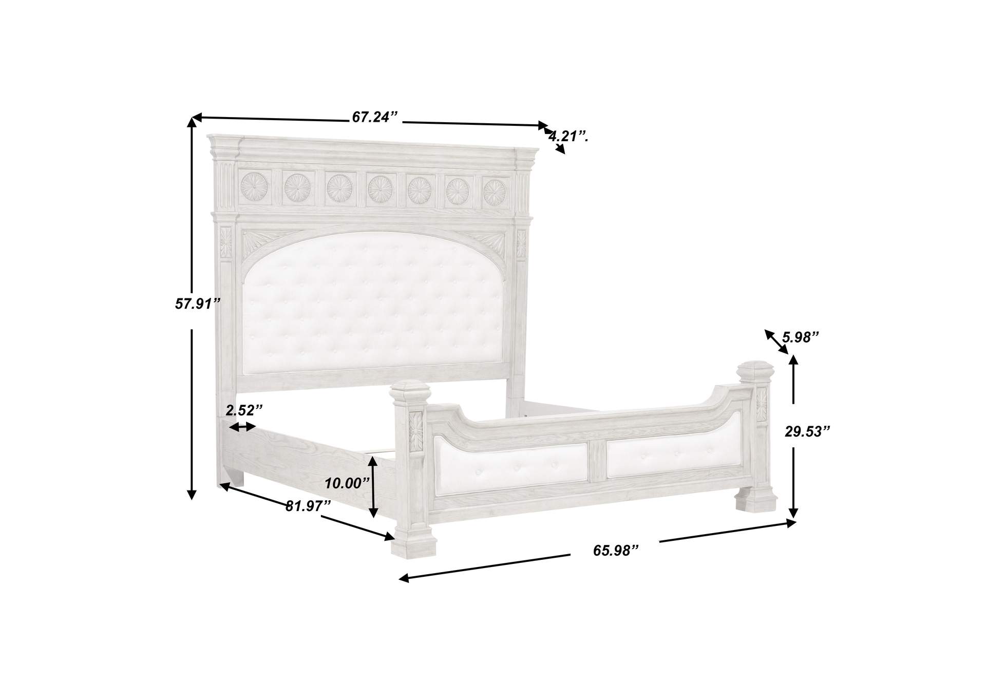 Kingsbury King Panel Bed,Pulaski Furniture