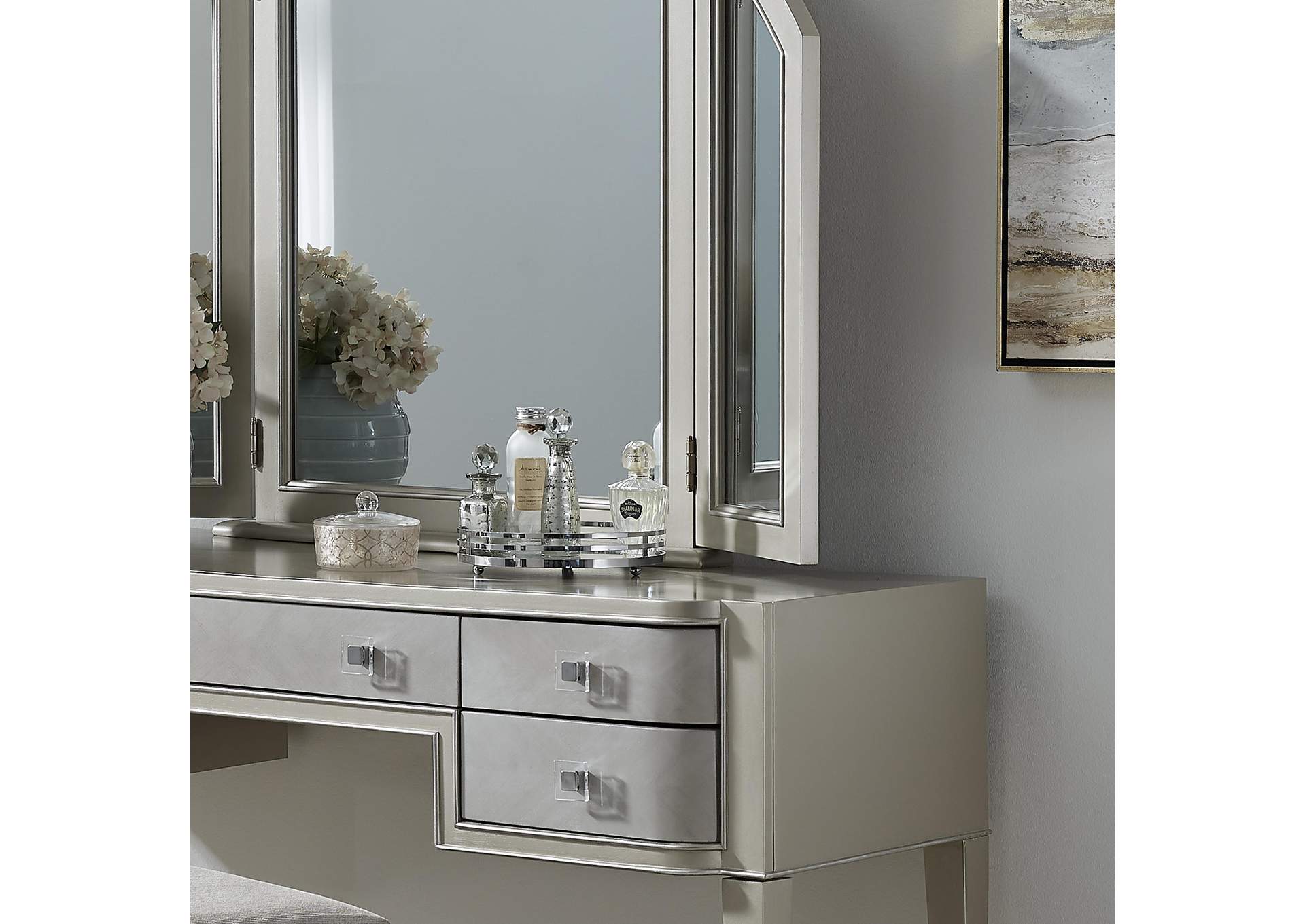 Zoey 5 Drawer Vanity Dressing Table,Pulaski Furniture