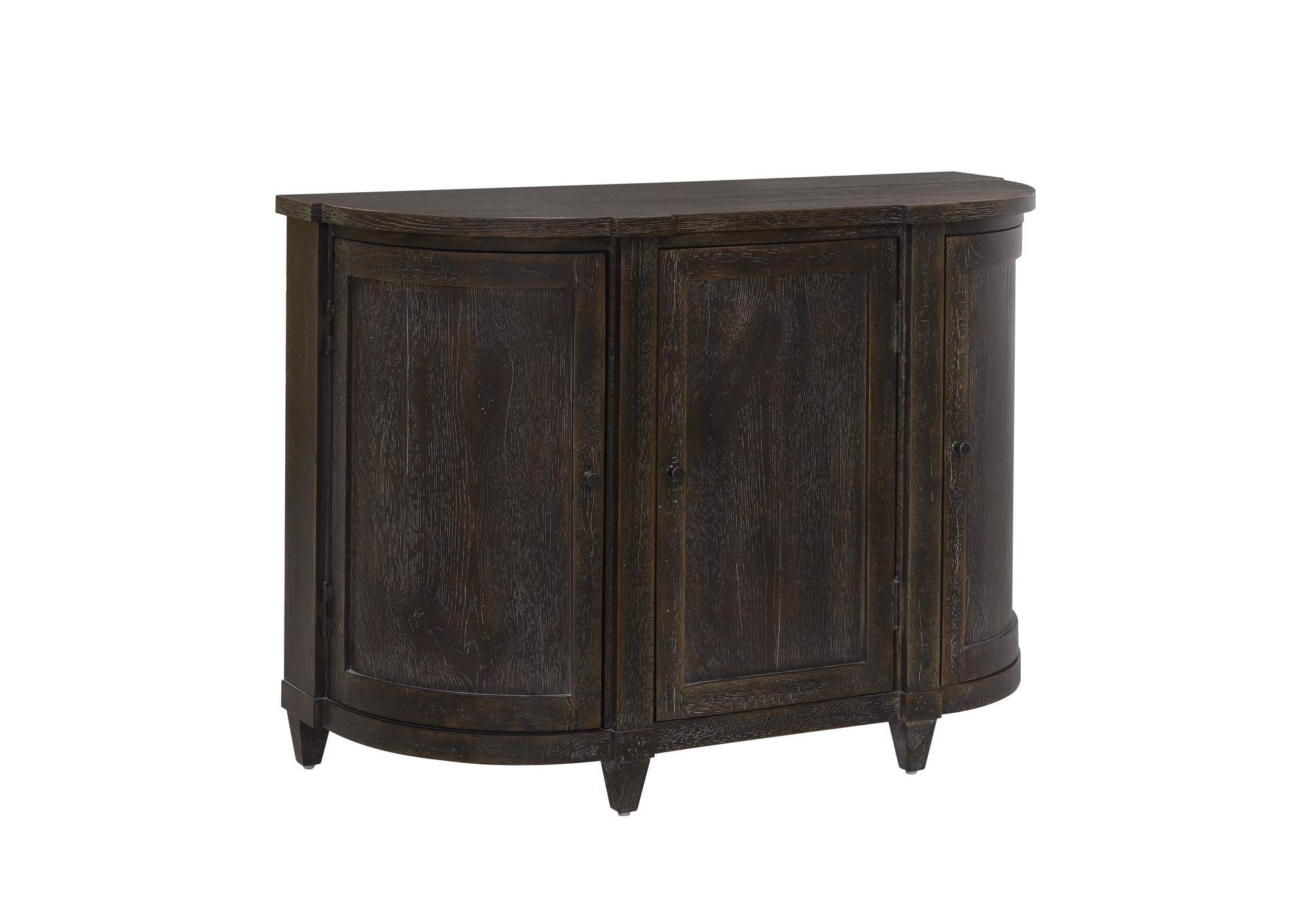 Curved 3 Door Hallway Accent Chest,Pulaski Furniture