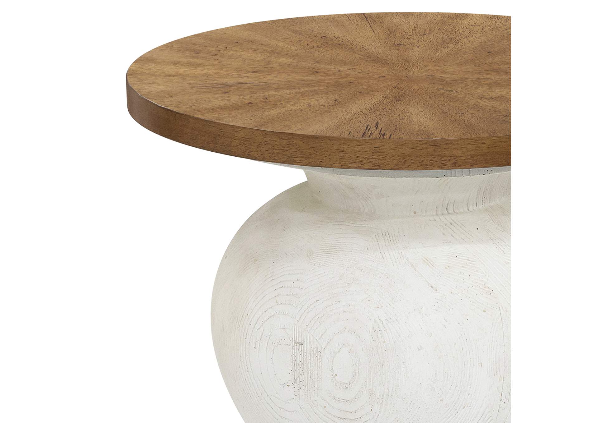 18" Round Urn Shaped Accent Table,Pulaski Furniture