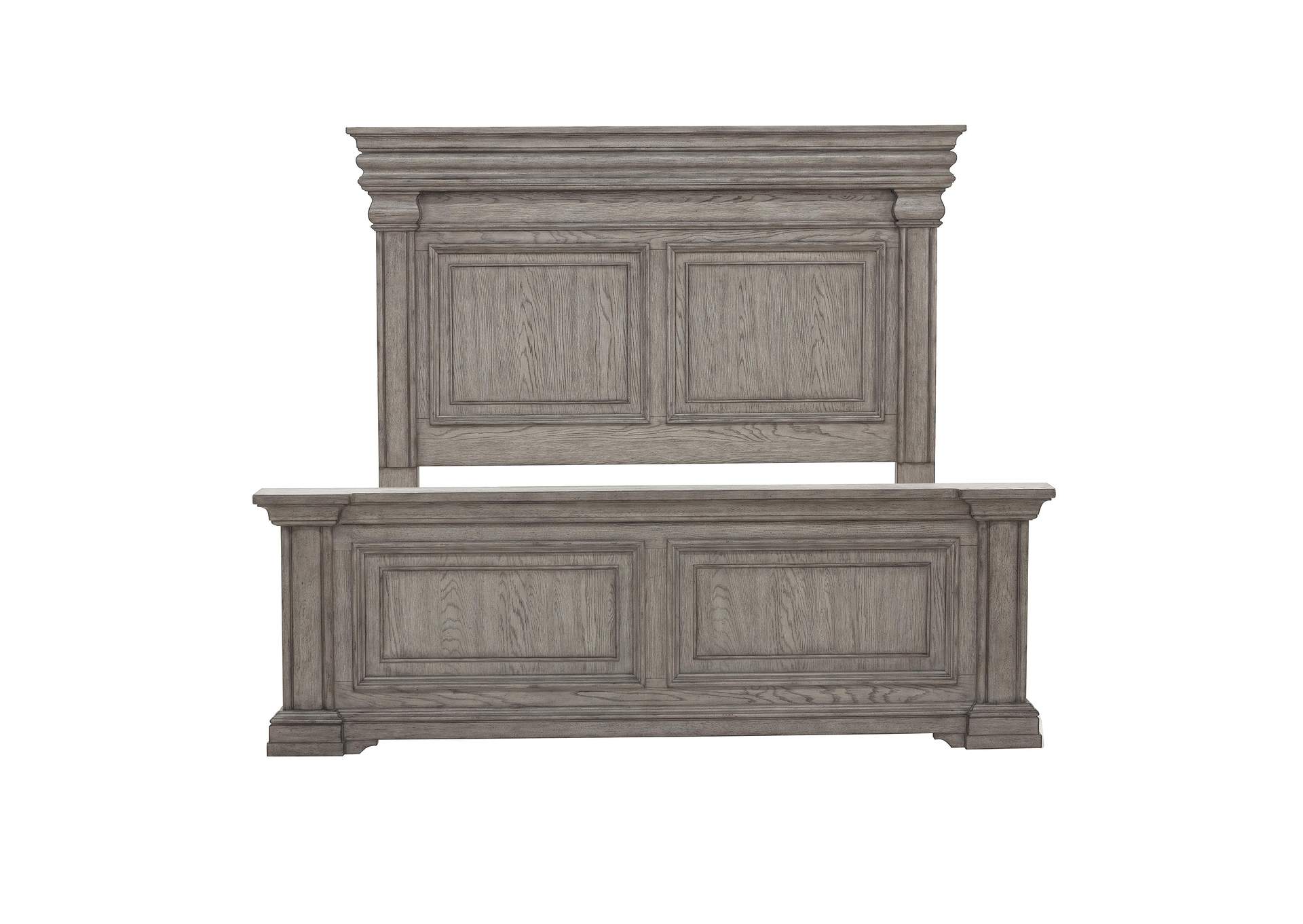 Madison Ridge California King Panel Bed in Heritage Taupe,Pulaski Furniture