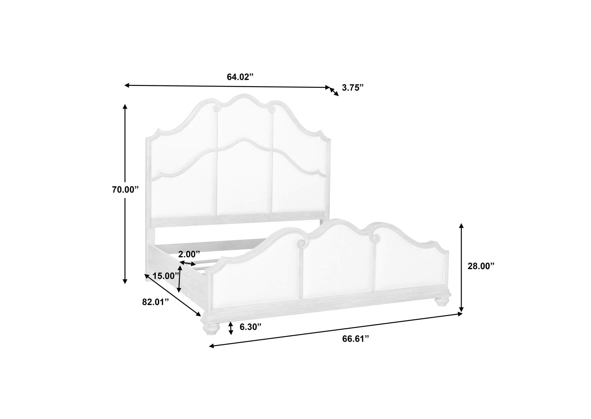 Weston Hills Queen Upholstered Bed,Pulaski Furniture