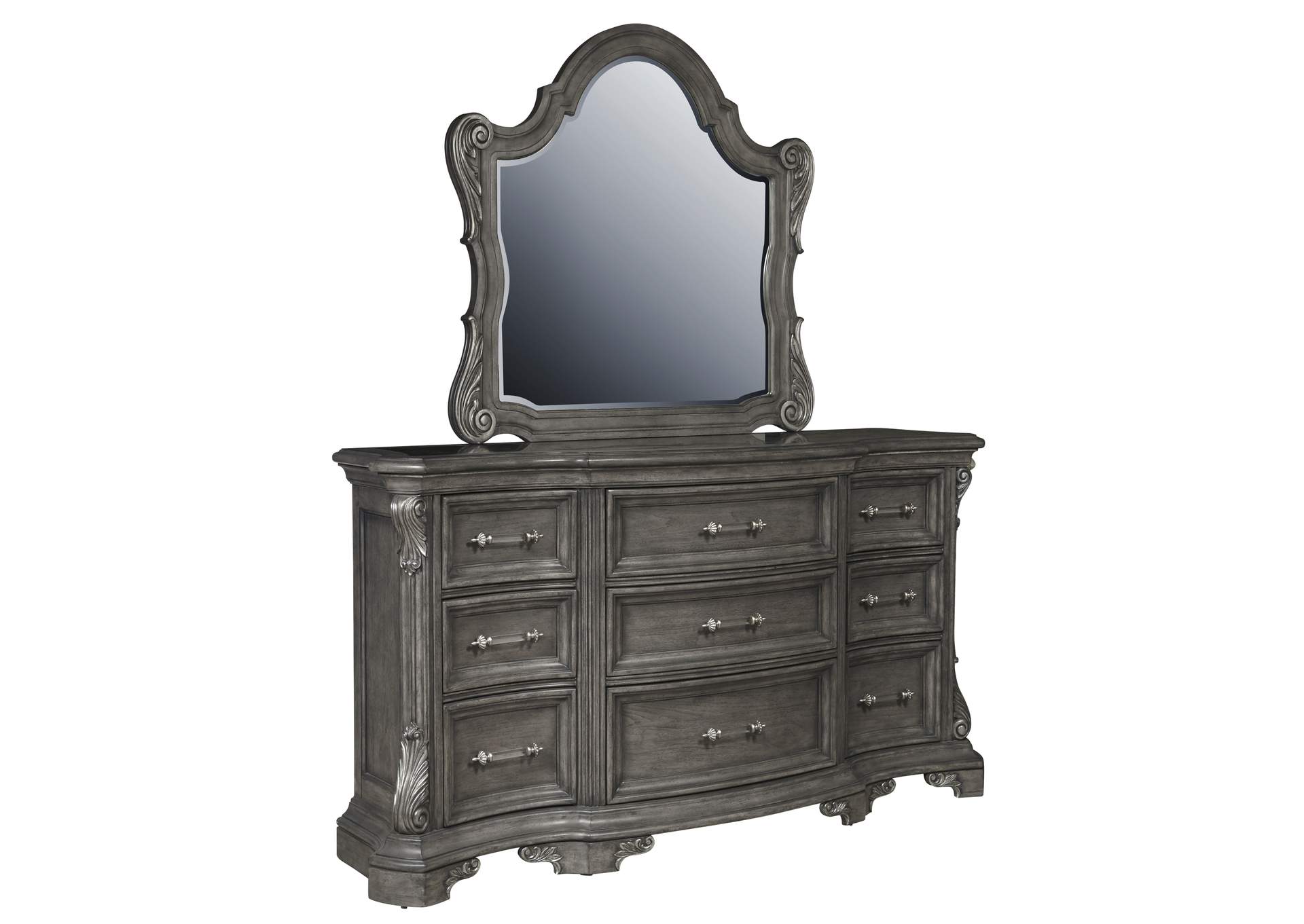 Vivian 9 Drawer Dresser and Mirror Set,Pulaski Furniture